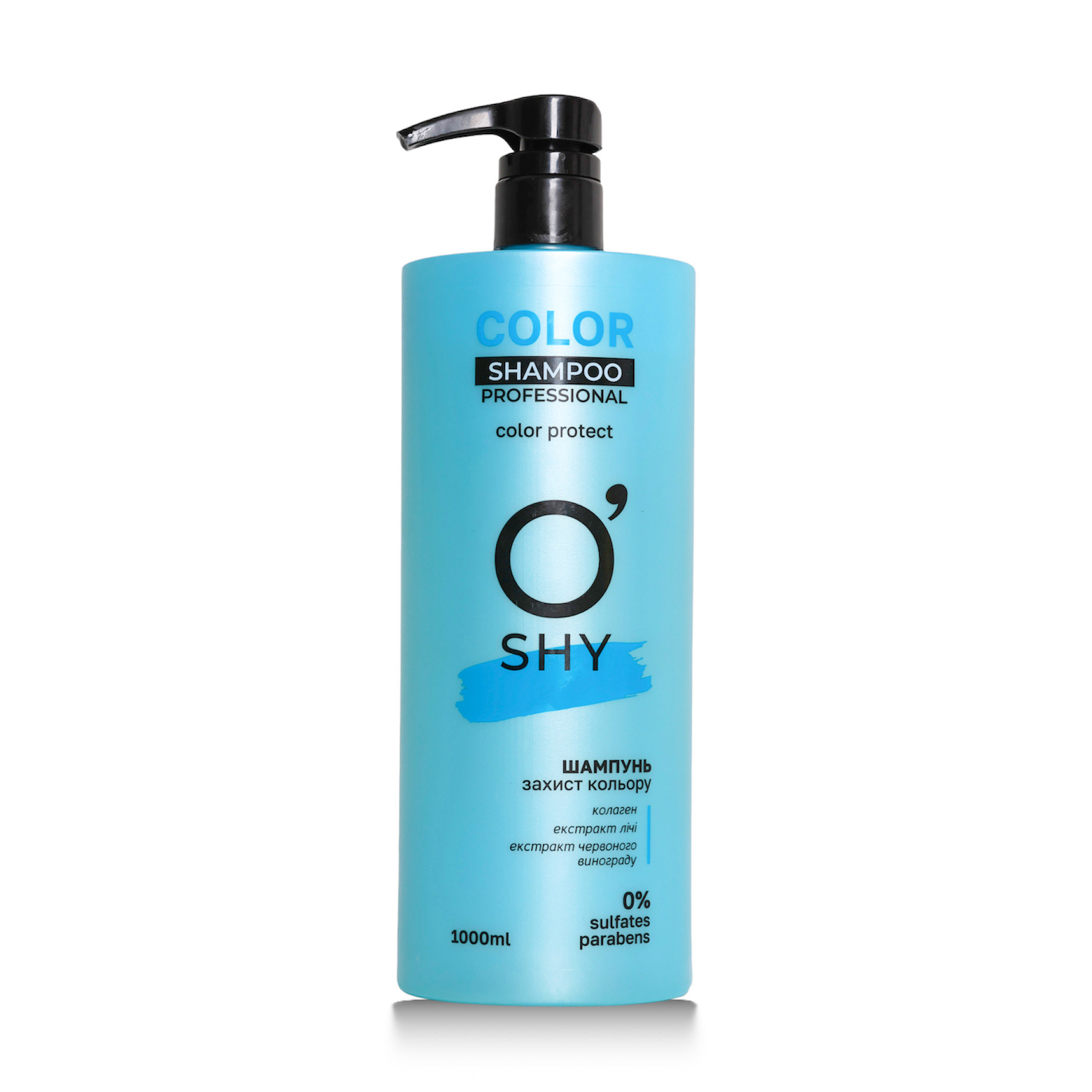 Безсульфатний шампунь O'shy Color Professional Shampoo Захист кольору, для фарбованого волосся, 1 л