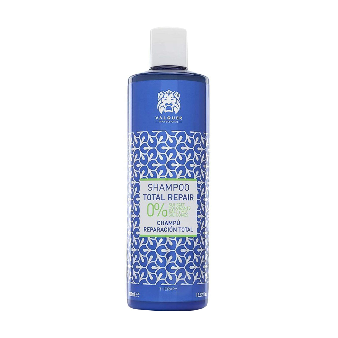Безсульфатний відновлювальний шампунь для волосся Valquer Total Repair Shampoo, 400 мл