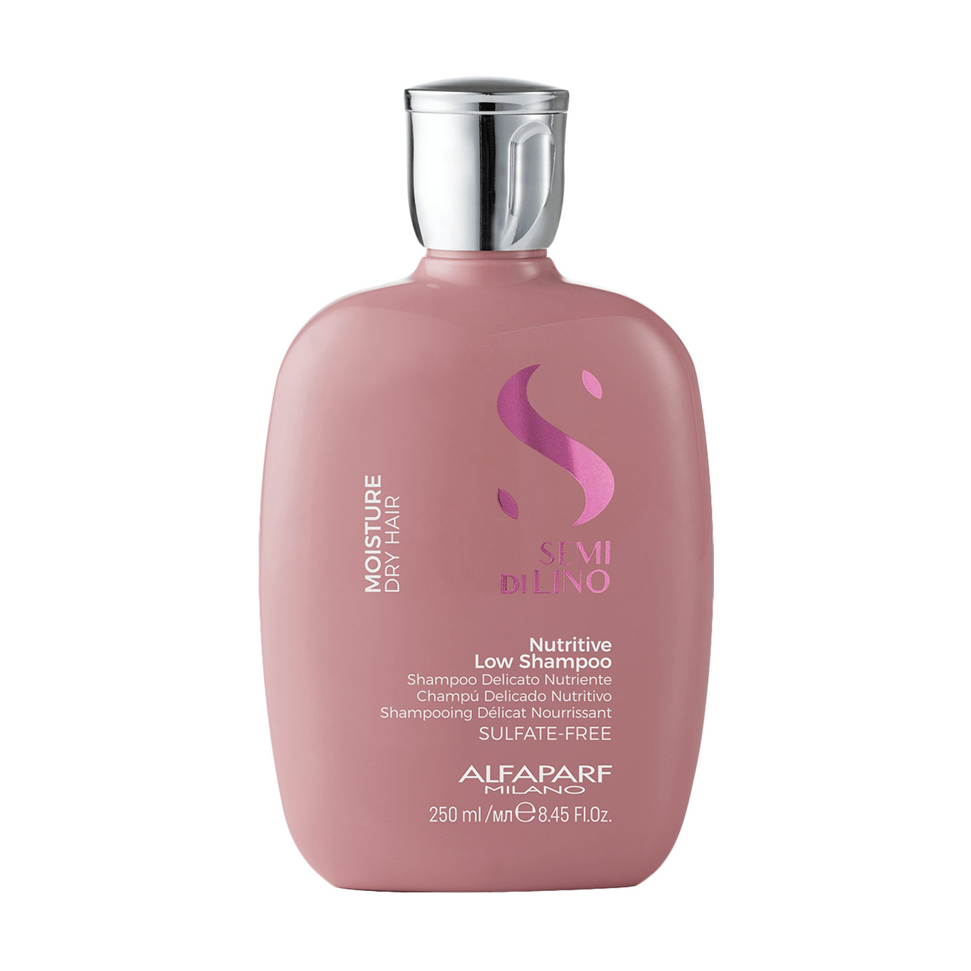 Безсульфатний живильний шампунь для волосся Alfaparf Semi Di Lino Nutritive Low Shampoo, 250 мл