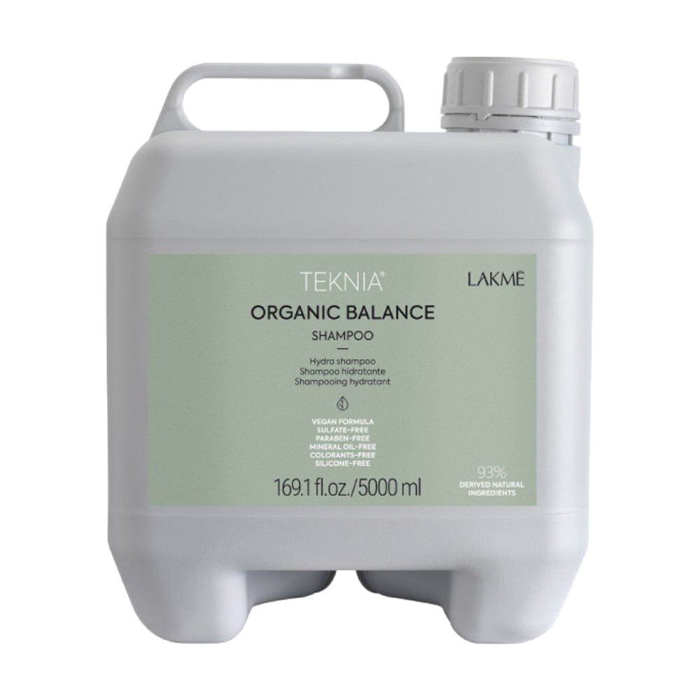 Безсульфатний зволожувальний шампунь Lakme Teknia Organic Balance Shampoo, 5 л
