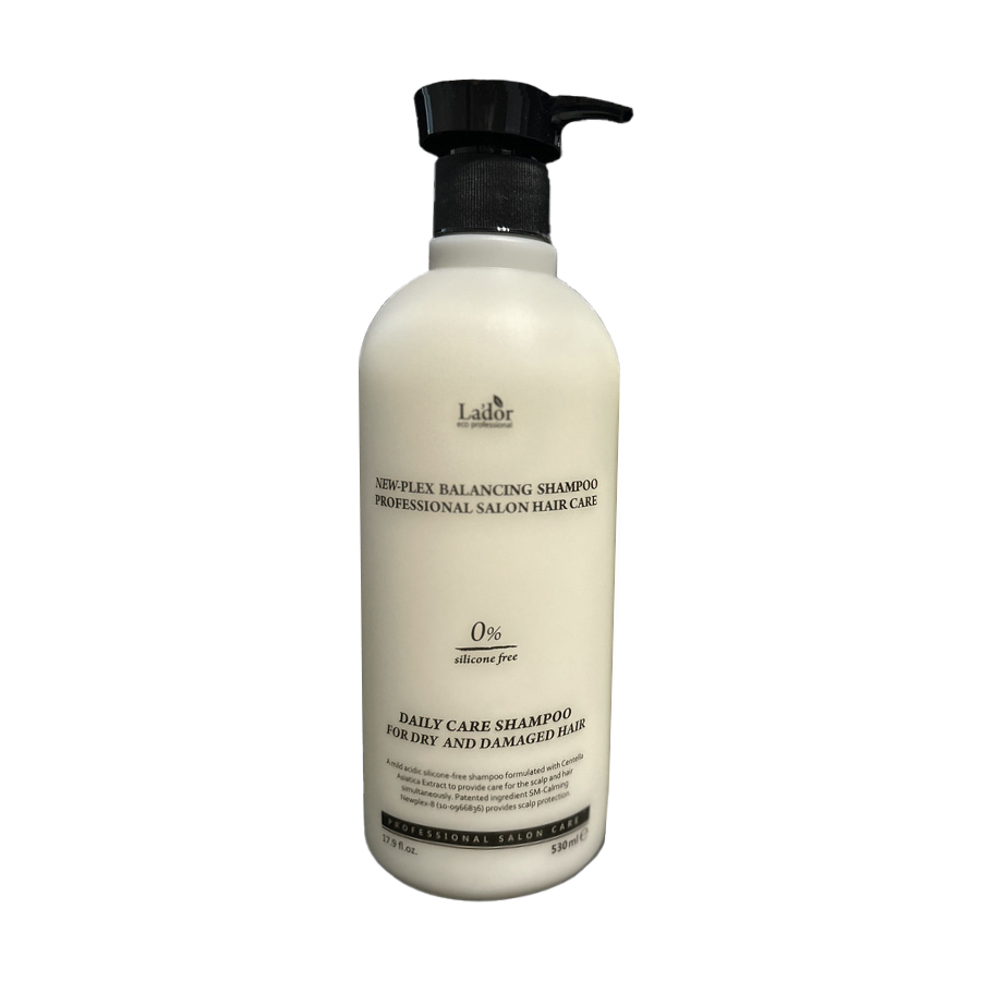 Безсиліконовий заспокійливий шампунь для волосся La'dor Newplex Balancing Shampoo, 530 мл