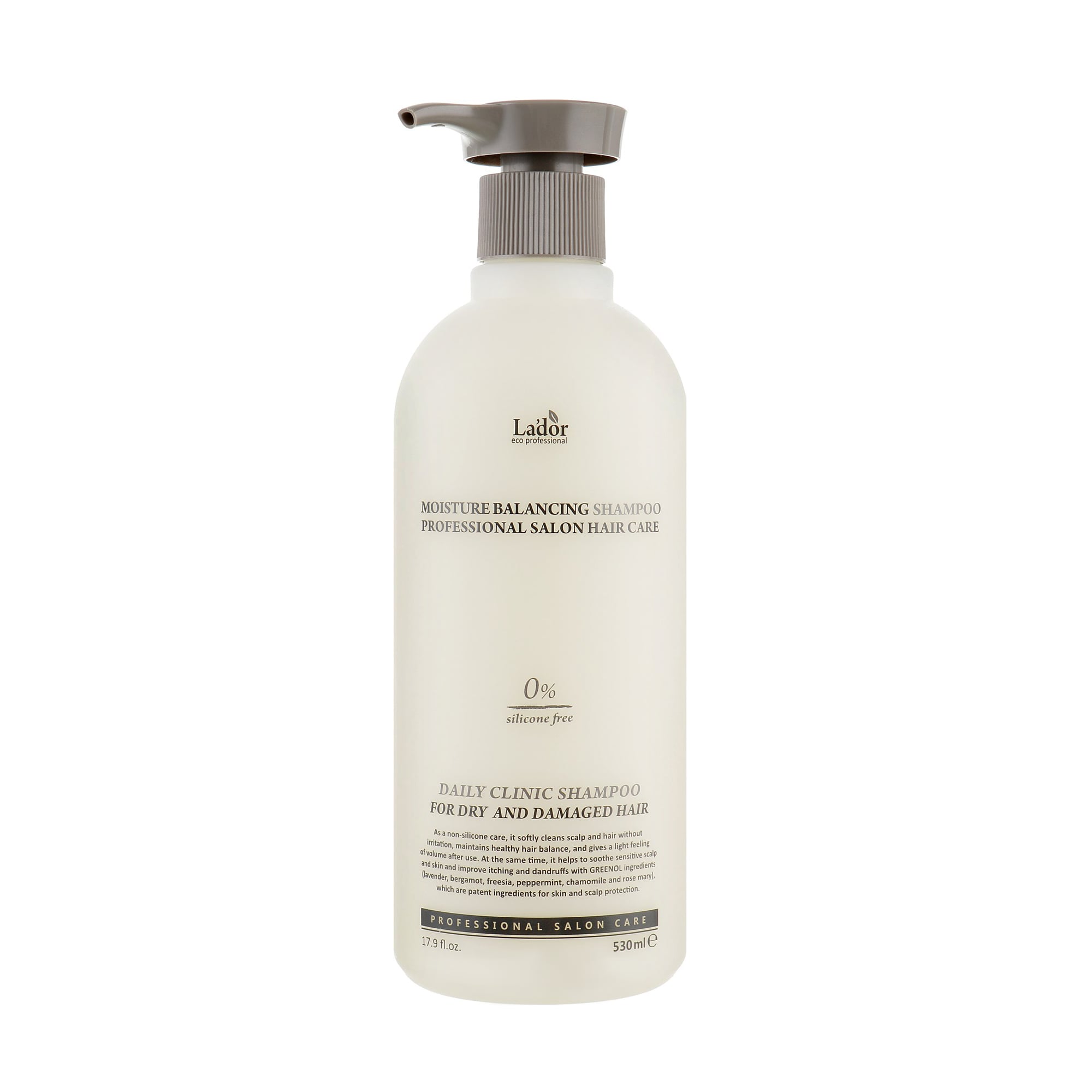 Безсиліконовий зволожувальний шампунь для волосся La’dor Moisture Balancing Shampoo, 530 мл