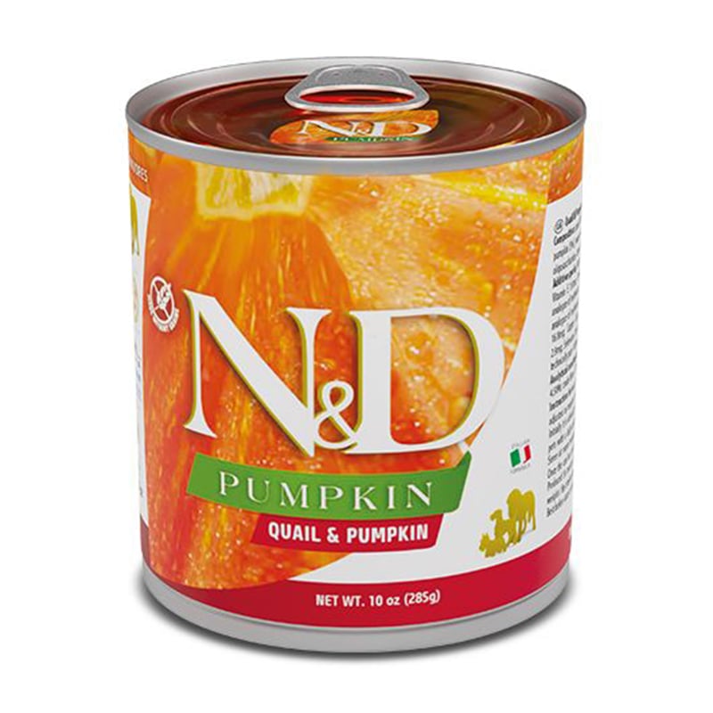 Беззерновий вологий корм для собак Farmina N&amp;D Pumpkin з гарбузом та перепілкою, 285 г