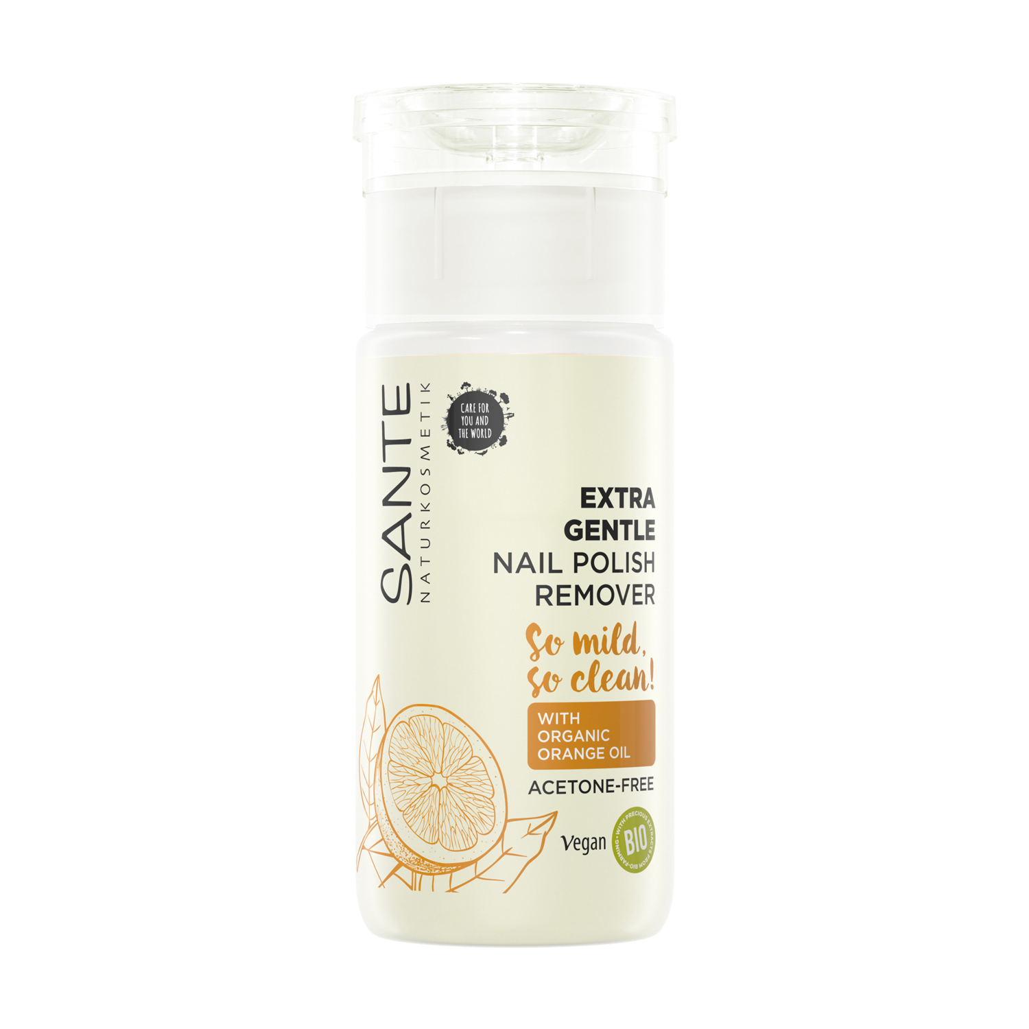 Біо-рідина для зняття лаку Sante Extra Gentle Nail Polish Remover, 100 мл