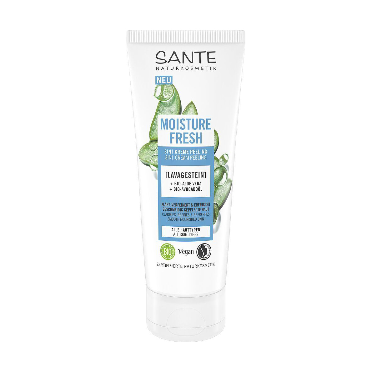 Біогель для вмивання обличчя Sante Moisture Fresh з гіалуроновою кислотою, 100 мл