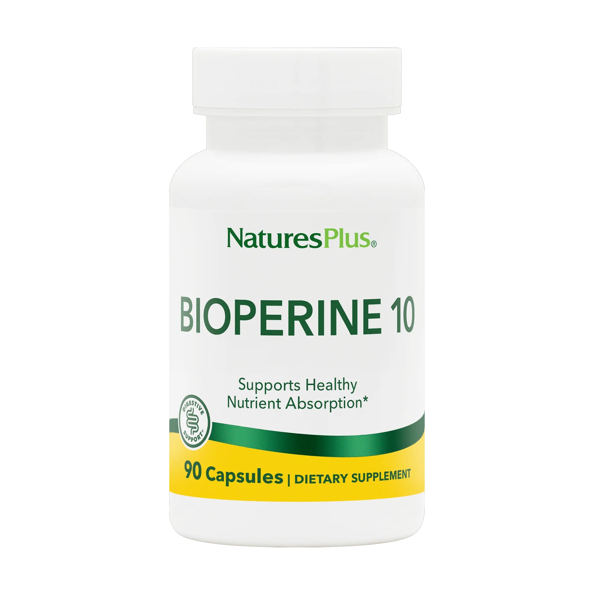 Біоперін NaturesPlus Bioperine, 10 мг, 90 капсул