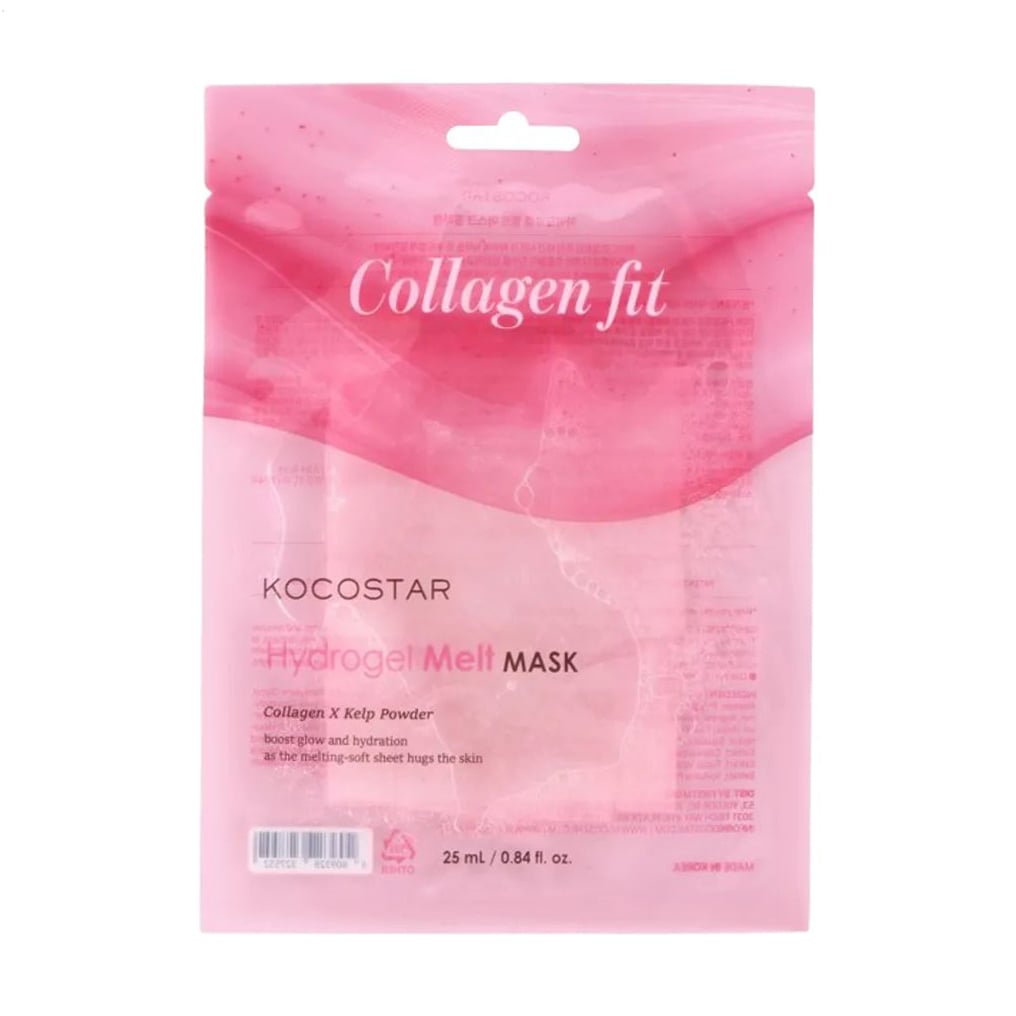 Біорозчинна гідрогелева маска для обличчя Kocostar Collagen Fit Hydrogel Melt Mask з колагеном, 25 мл