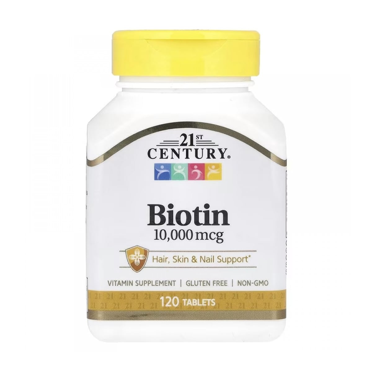 Біотин 21st Century Biotin 10000 мкг, 120 таблеток