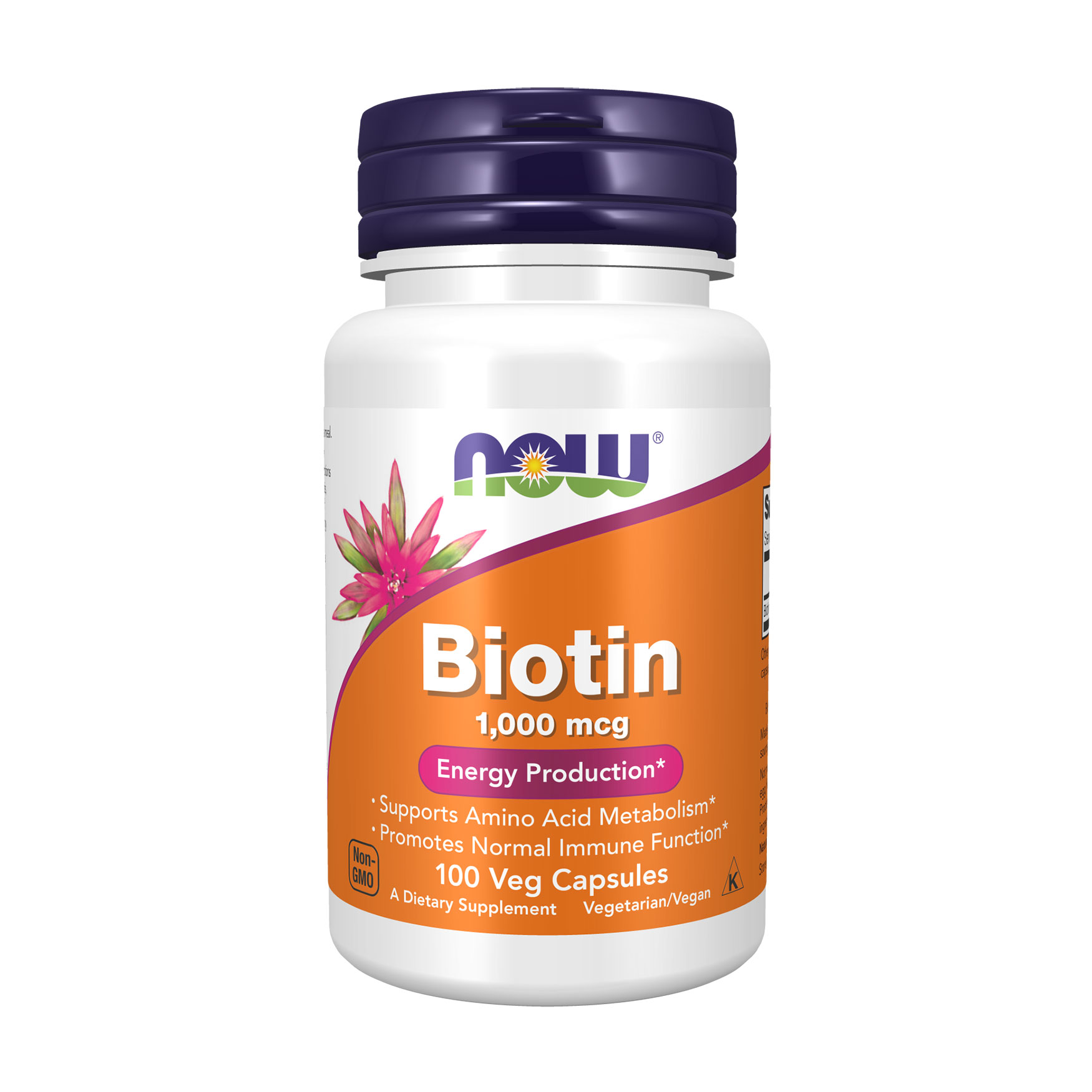 Біотин NOW foods Biotin 1000 мкг, 100 капсул