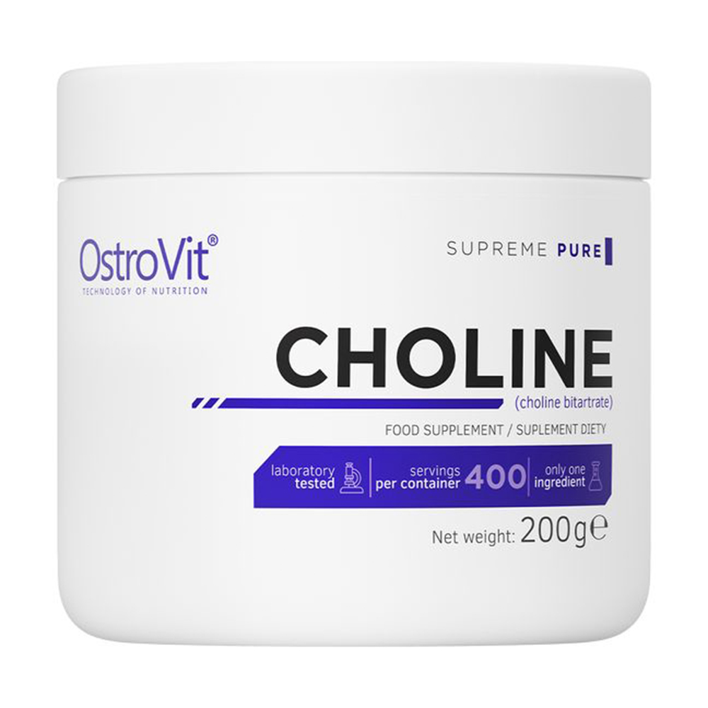Бітартрат холіну OstroVit Choline в порошку, 200 г
