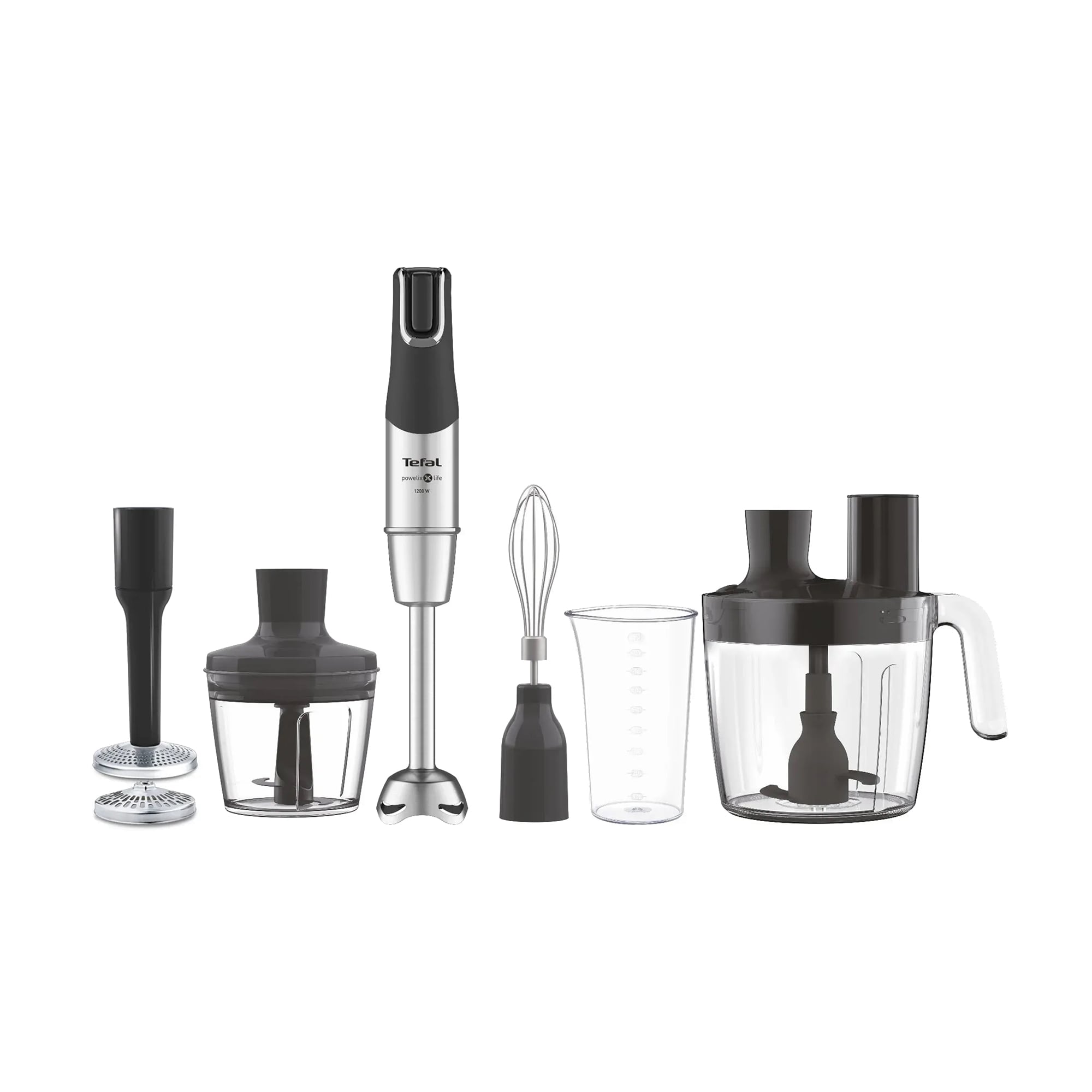 Блендер заглибний Tefal Infiny Force Pro 5 в 1 чорний (HB95LD38)