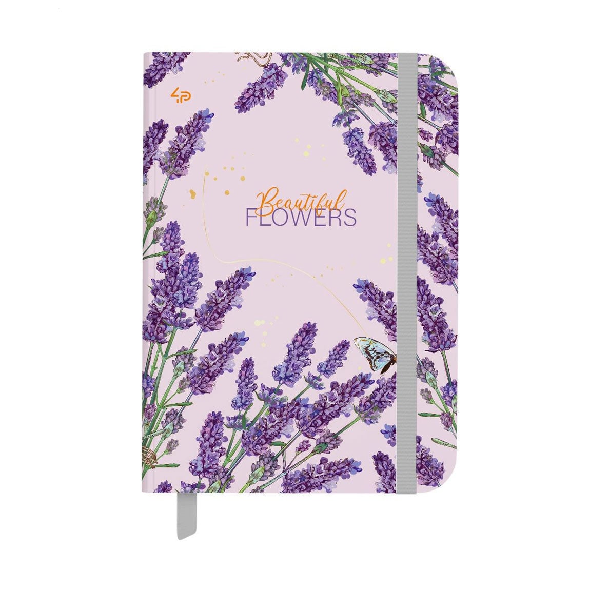 Блокнот 4Profi Beautiful Flowers Lavender A5, 64 аркуші, 14.8*21 см (905331)