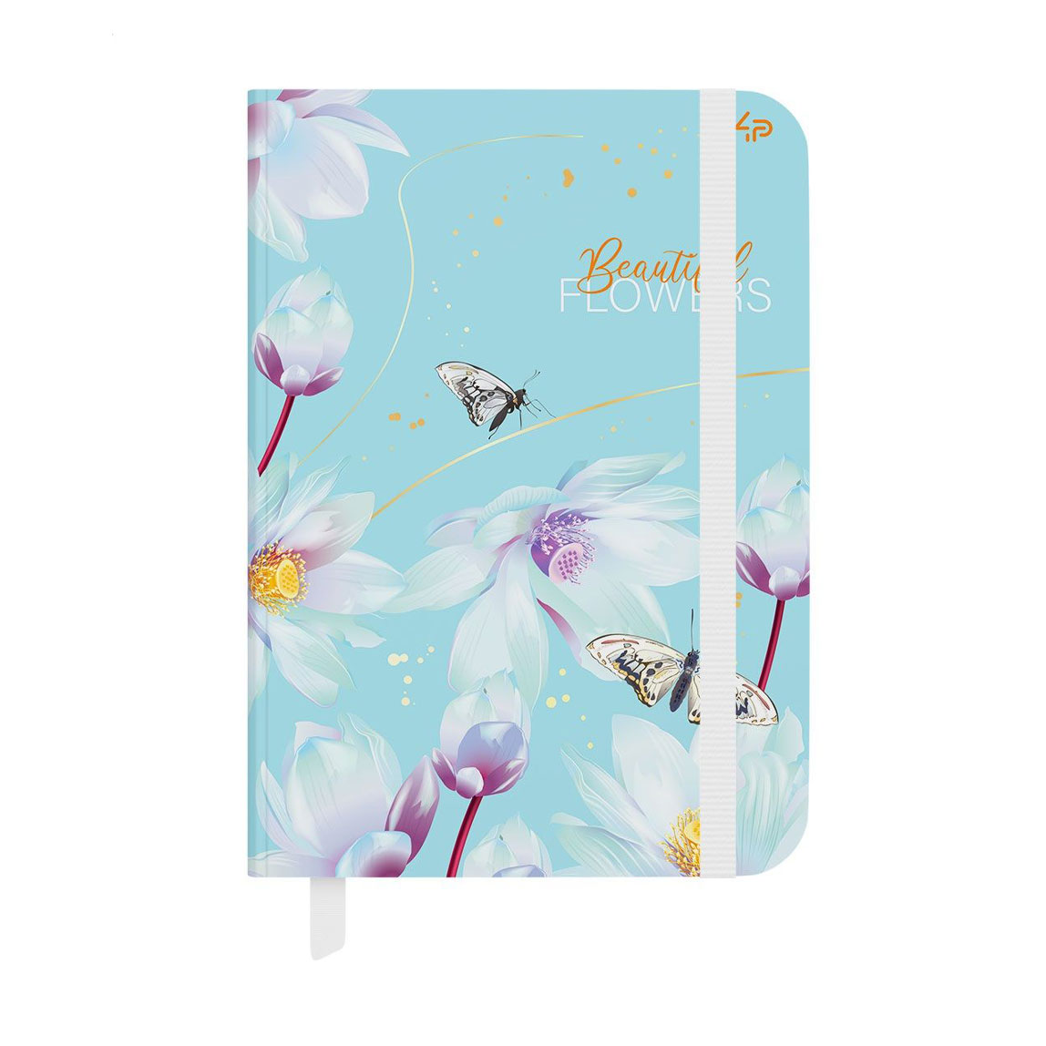 Блокнот 4Profi Beautiful Flowers Lotus A5, 64 аркуші, 14.8*21 см (905348)