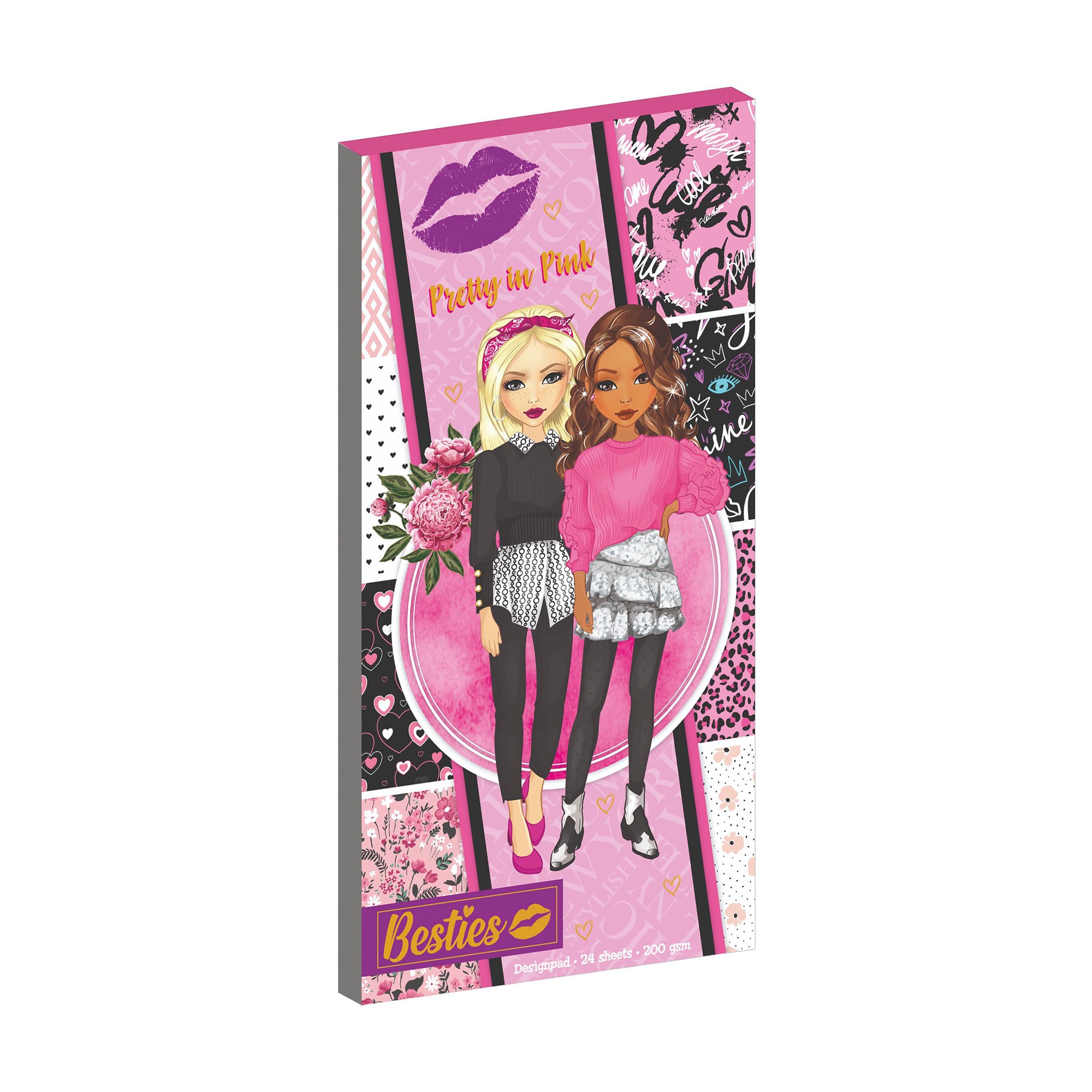 Блокнот Besties Casual Drawing Pad 24 аркуша, від 3 років, 30*15*0.7 см (140035_1)