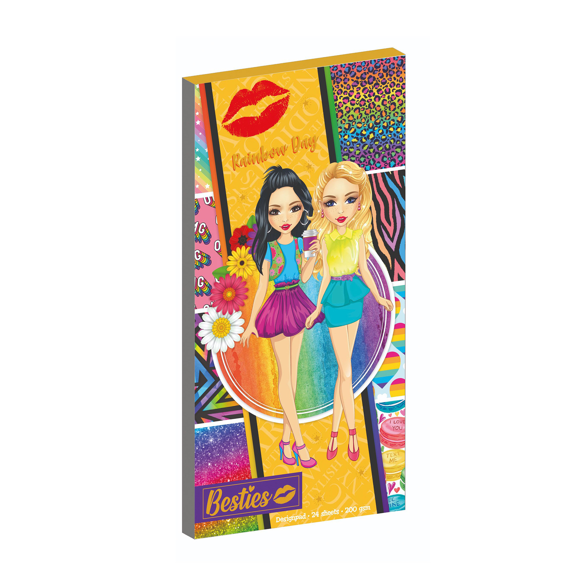 Блокнот Besties Glam Chic Drawing Pad 24 аркуша, від 3 років, 30*15*0.7 см (140035_2)