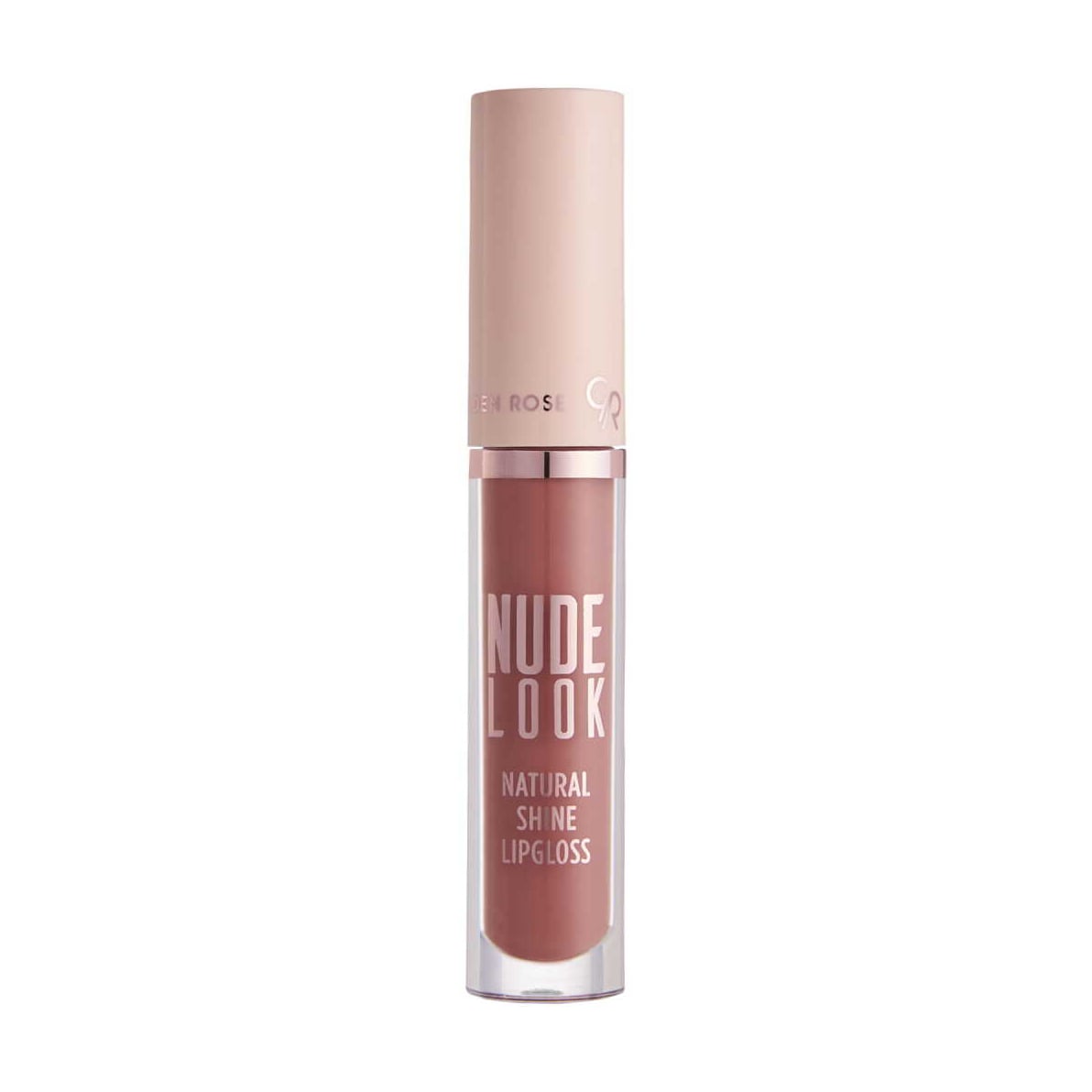 Блиск для губ Golden Rose Nude Look Natural Shine Lipgloss 04 Peachy Nude, 4.5 мл