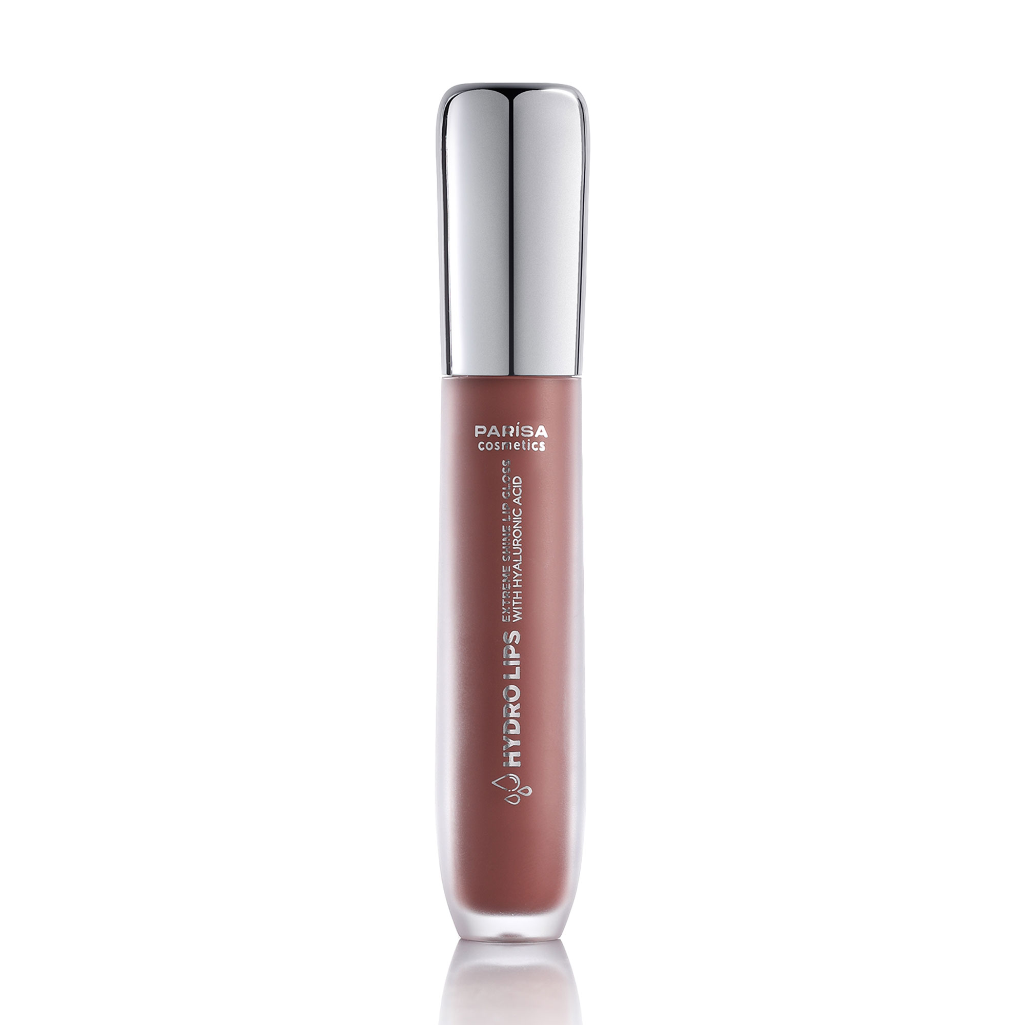 Блиск для губ Parisa Cosmetics Hydro Shine Lip Gloss with Hyaluronic Acid PHL-06 04 Spicy Brown, 6 мл