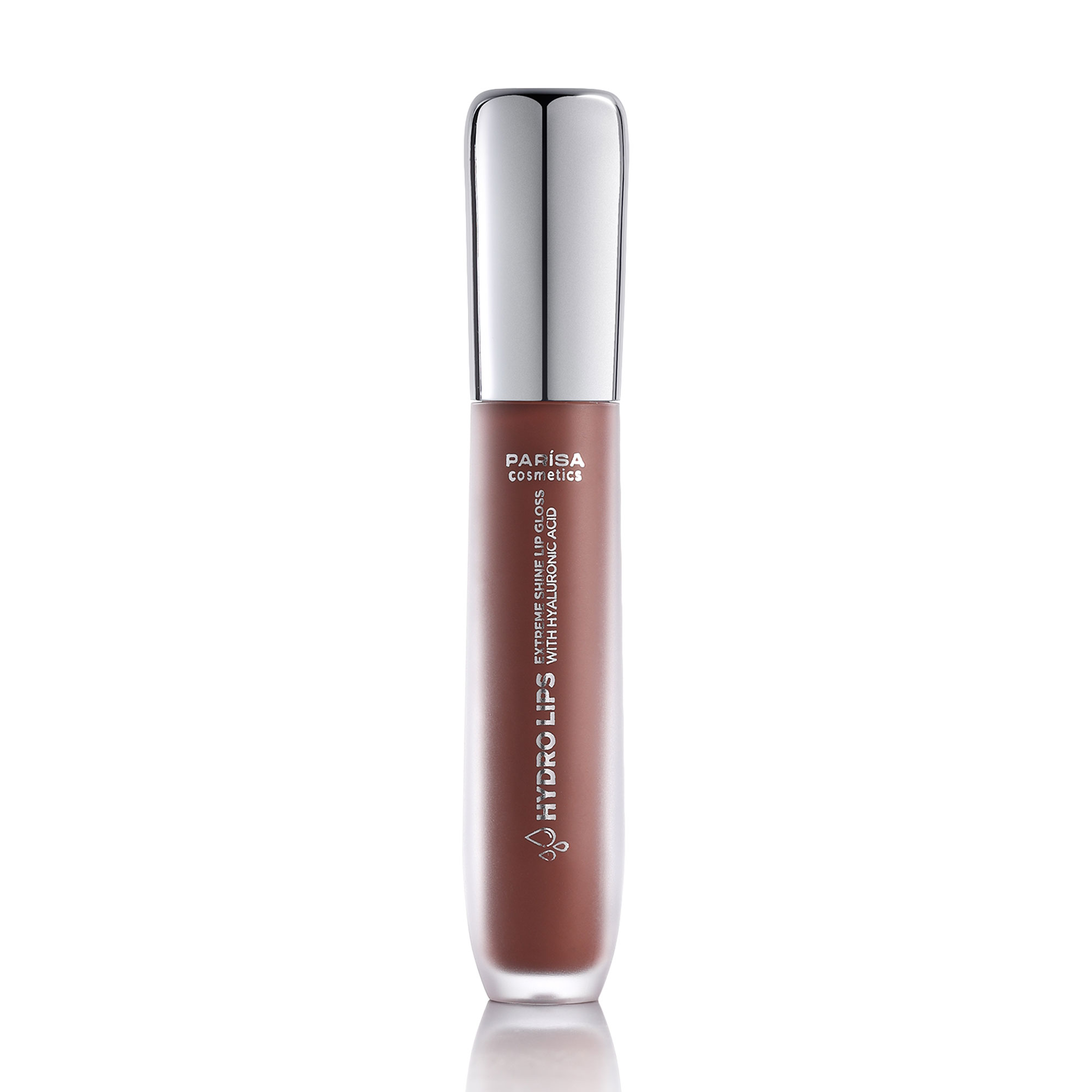 Блиск для губ Parisa Cosmetics Hydro Shine Lip Gloss with Hyaluronic Acid PHL-06 05 Rosewood Nude, 6 мл