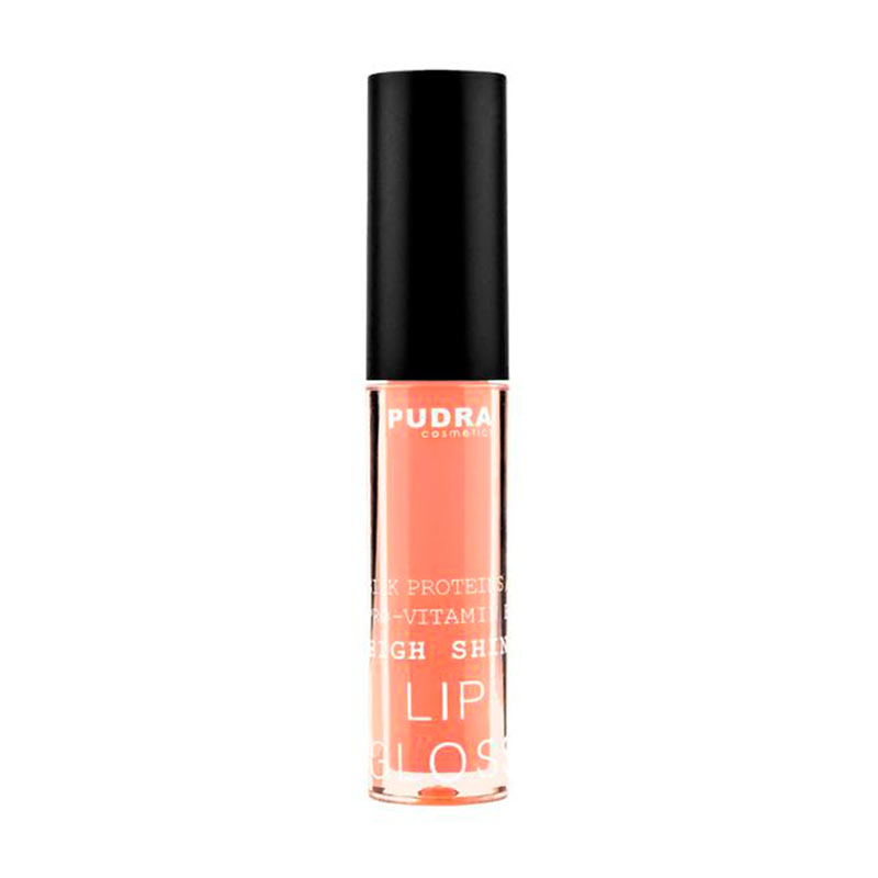 Блиск для губ Pudra Cosmetics High Shine Lip Gloss з протеїнами шовку та провітаміном B5, 25 Sparkling Natural, 2.5 г