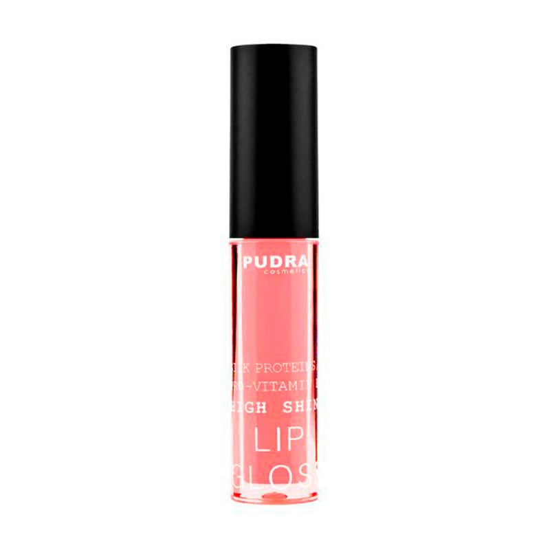 Блиск для губ Pudra Cosmetics High Shine Lip Gloss з протеїнами шовку та провітаміном B5, 26 Pink Gloss, 2.5 г