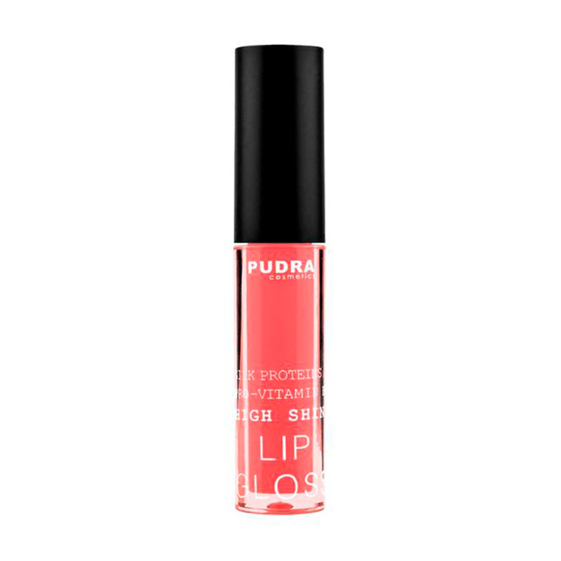 Блиск для губ Pudra Cosmetics High Shine Lip Gloss з протеїнами шовку та провітаміном B5, 27 Purple Satin, 2.5 г