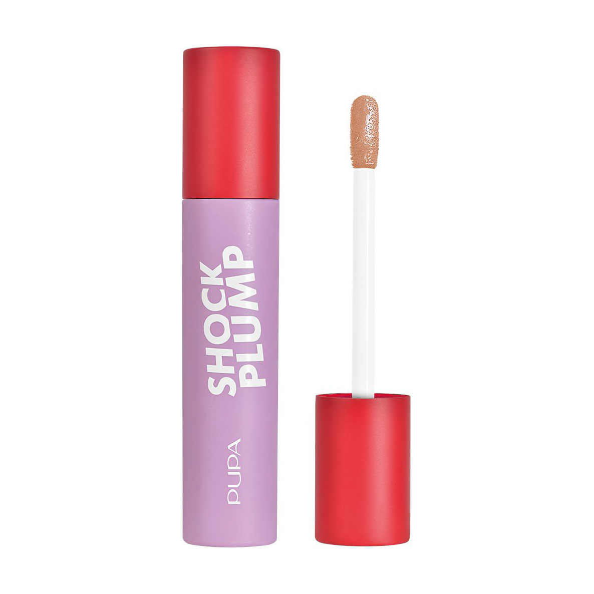 Блиск для губ Pupa Shock Plump Lip Gloss 003 Scandal Nude, 5 мл