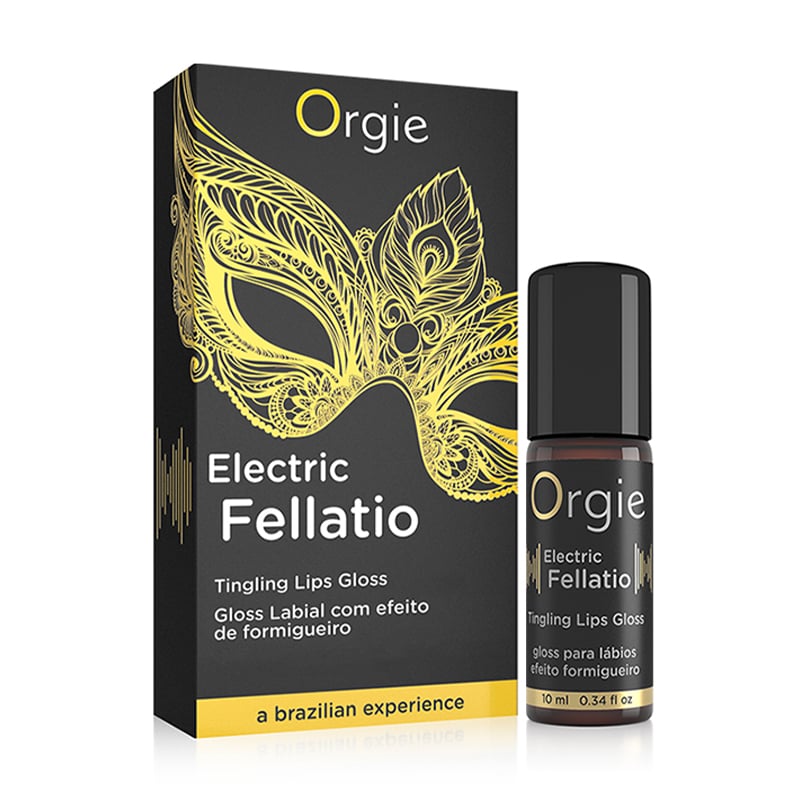Блиск для губ з віброефектом Orgie Electric Fellatio Tingling Lip Gloss для орального сексу, 10 мл