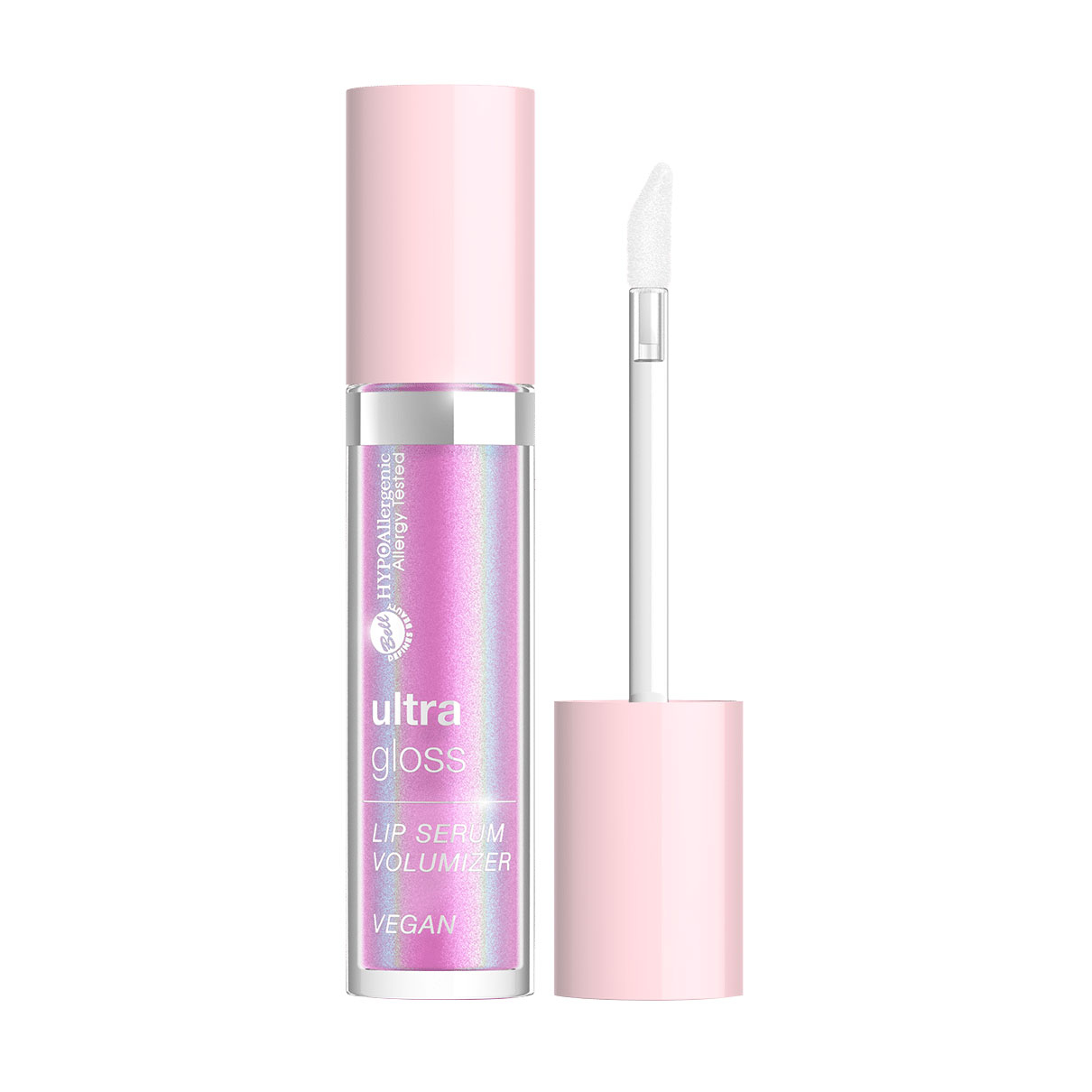 Блиск-сироватка для губ Bell HypoAllergenic Ultra Gloss Lip Serum Volumizer 01 Holo Glow, 4.1 г
