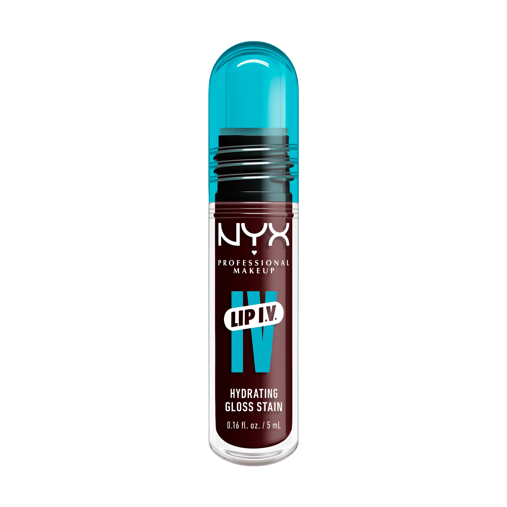 Блиск-тінт для губ NYX Professional Makeup Lip I.V. Hydrating Lip Gloss Stain 15 Water 'Bout Wine?, 5 мл