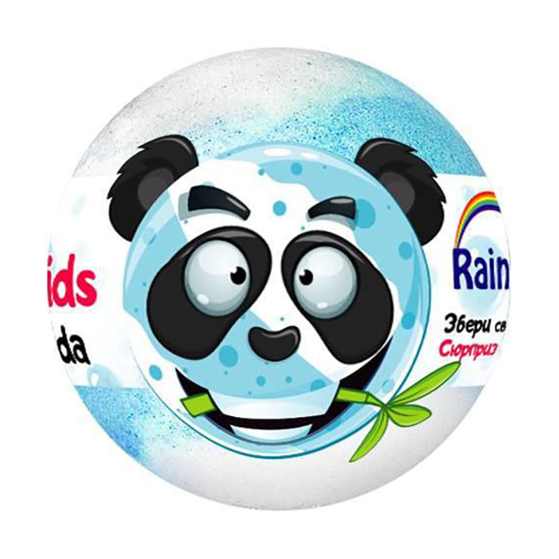 Бомба для ванни Rainbow Crazy Bombs Kids Чарівна панда, з сюрпризом, 100 г