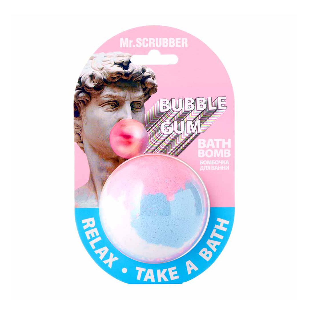 Бомбочка для ванни Mr.Scrubber Bubble Gum Bath Bomb, 200 г