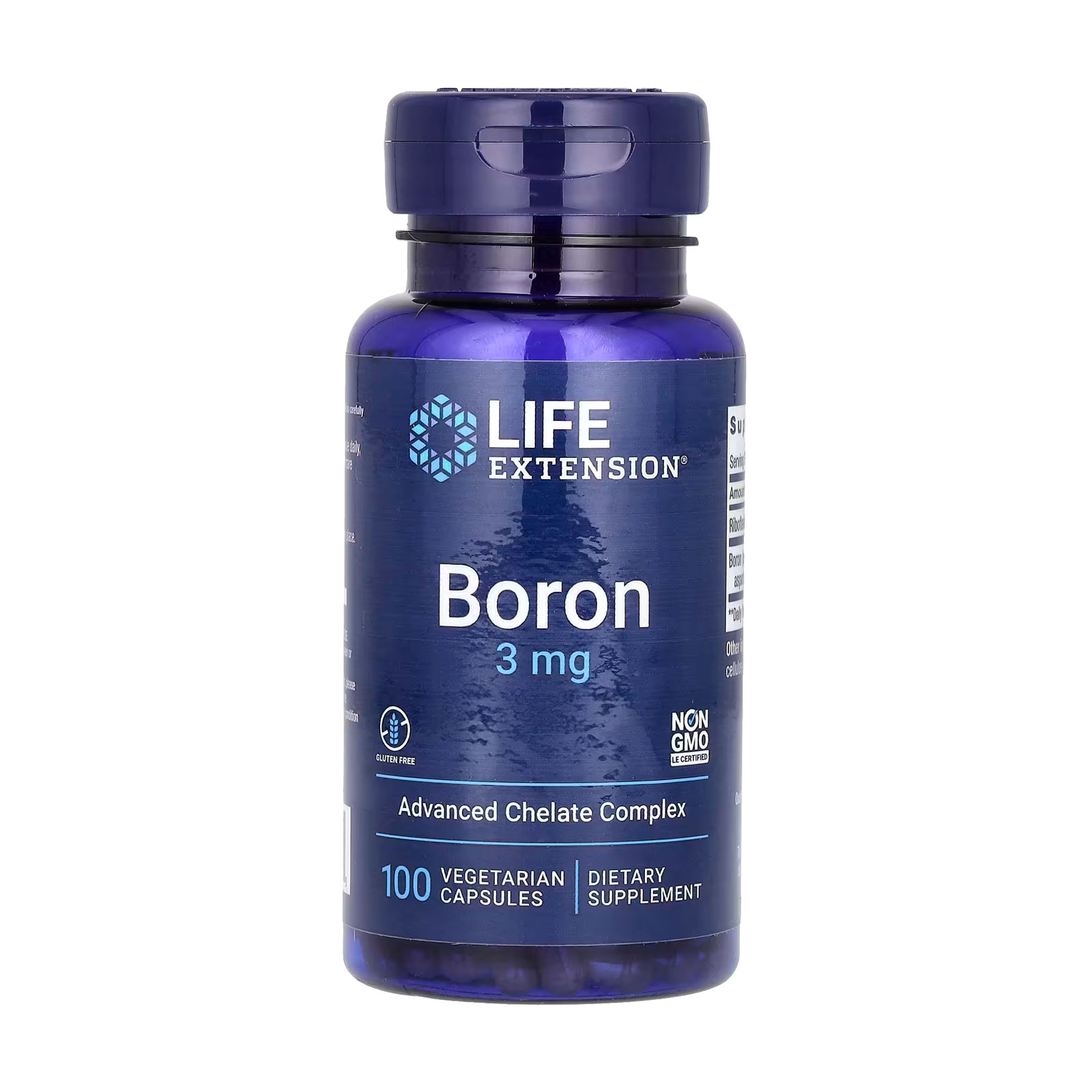 Бор Life Extension Boron 3 мг, 100 капсул