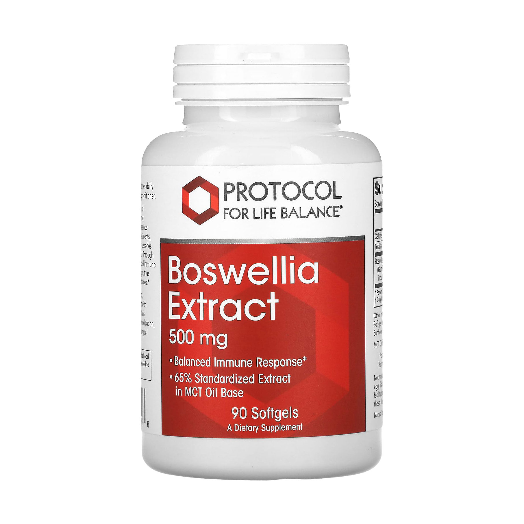 Босвелія Protocol For Life Balance Boswellia Extract 500 мг, 90 гелевих капсул