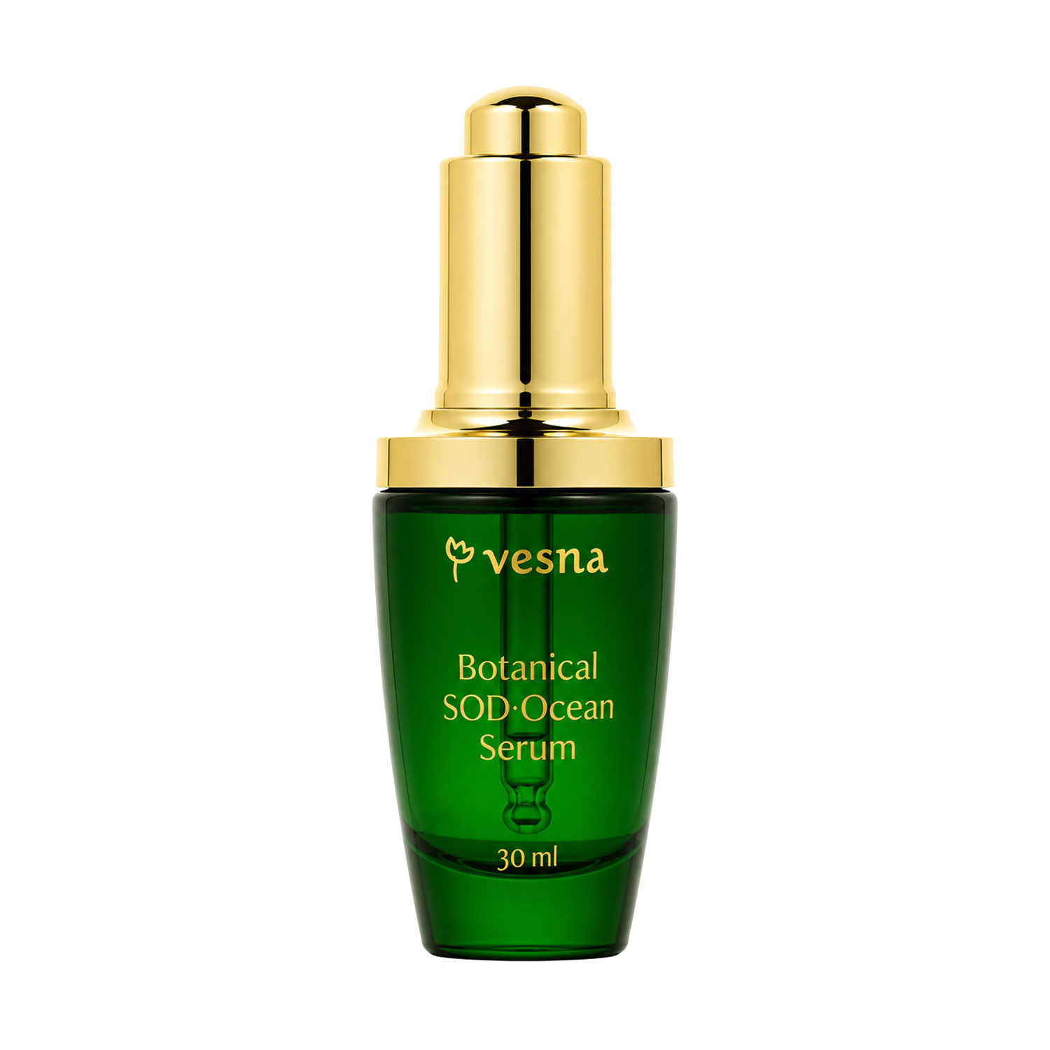 Ботанічна океанічна сироватка для обличчя Vesna Botanical SOD Ocean Serum з супероксиддисмутазою, 30 мл