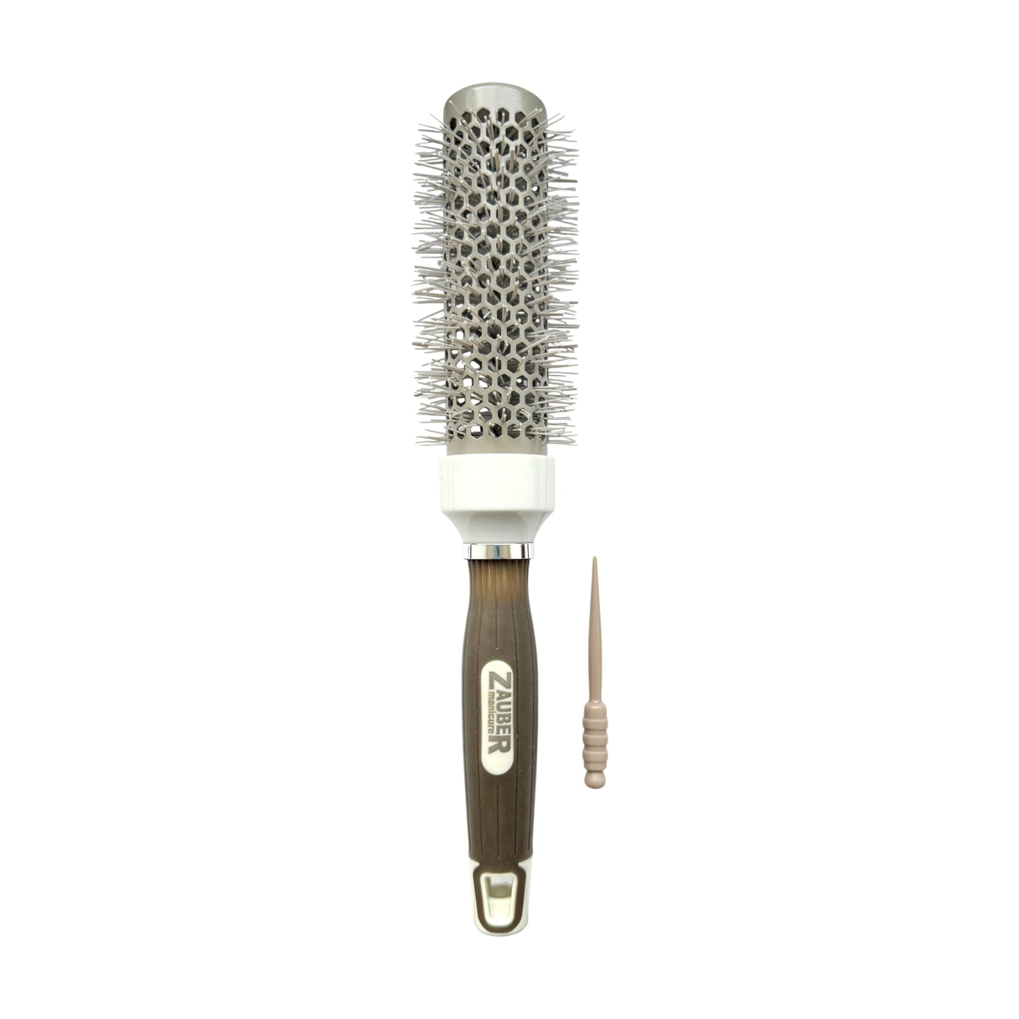 Браш для волосся Zauber-manicure з гачком для проділу, 32 мм (06-059-32)