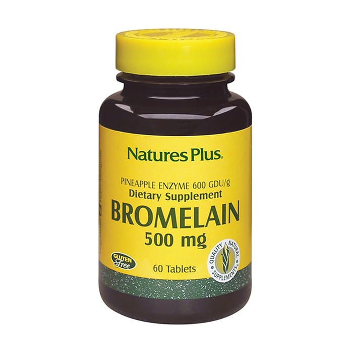 Бромелайн NaturesPlus Bromelain 500 мг, 60 таблеток