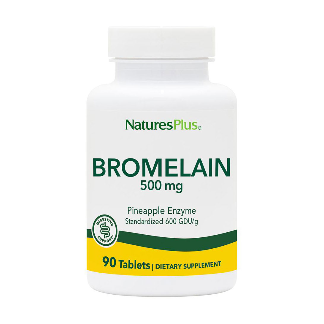 Бромелайн NaturesPlus Bromelain 500 мг, 90 таблеток