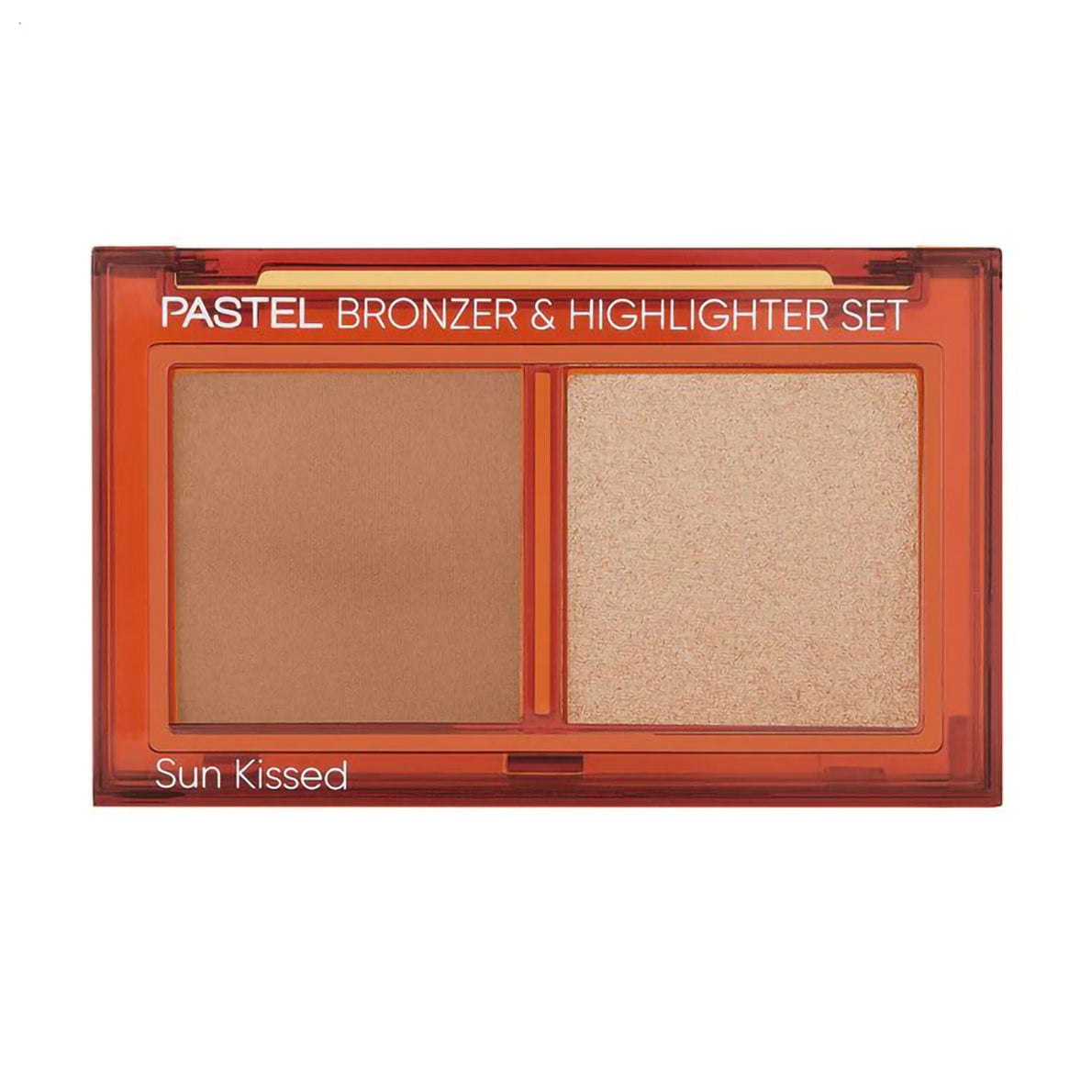 Бронзер та хайлайтер 2в1 для обличчя Pastel Profashion Bronzer &amp; Highlighter Set Sun Kissed, 01, 2*4.3 г
