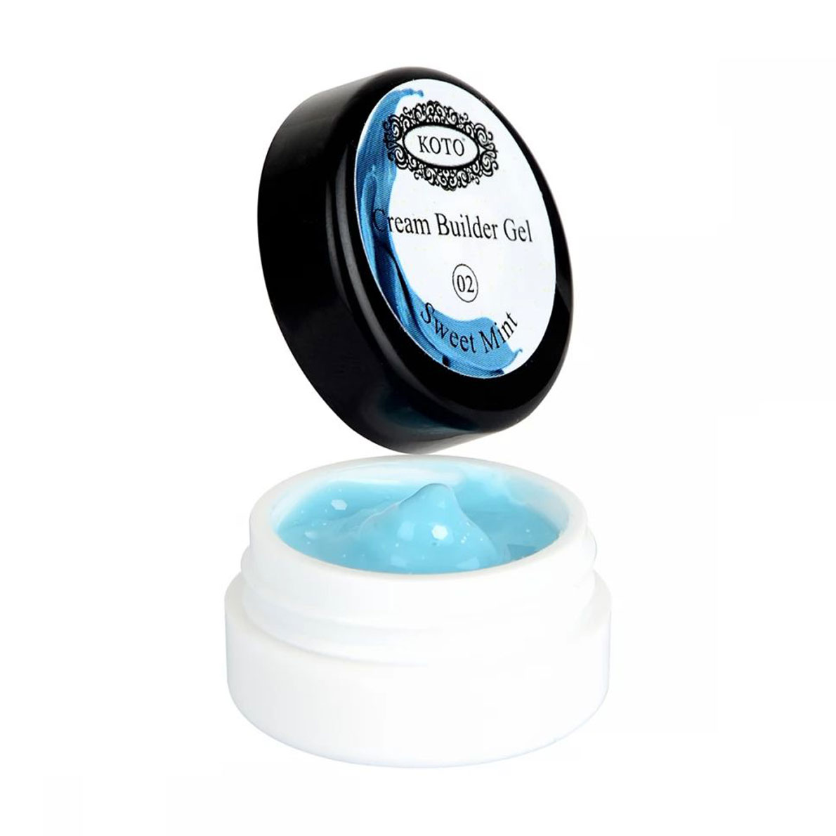 Будівельний крем-гель для нігтів KOTO Cream Builder Gel 02 Sweet Mint, 5 мл
