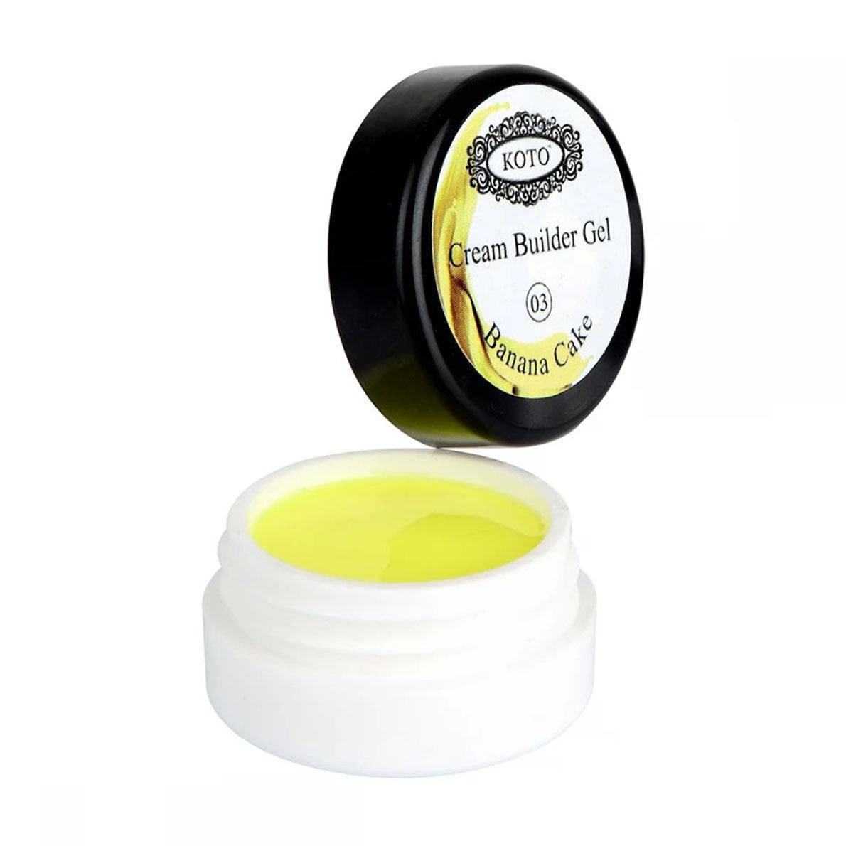 Будівельний крем-гель для нігтів KOTO Cream Builder Gel 03 Banana Cake, 5 мл
