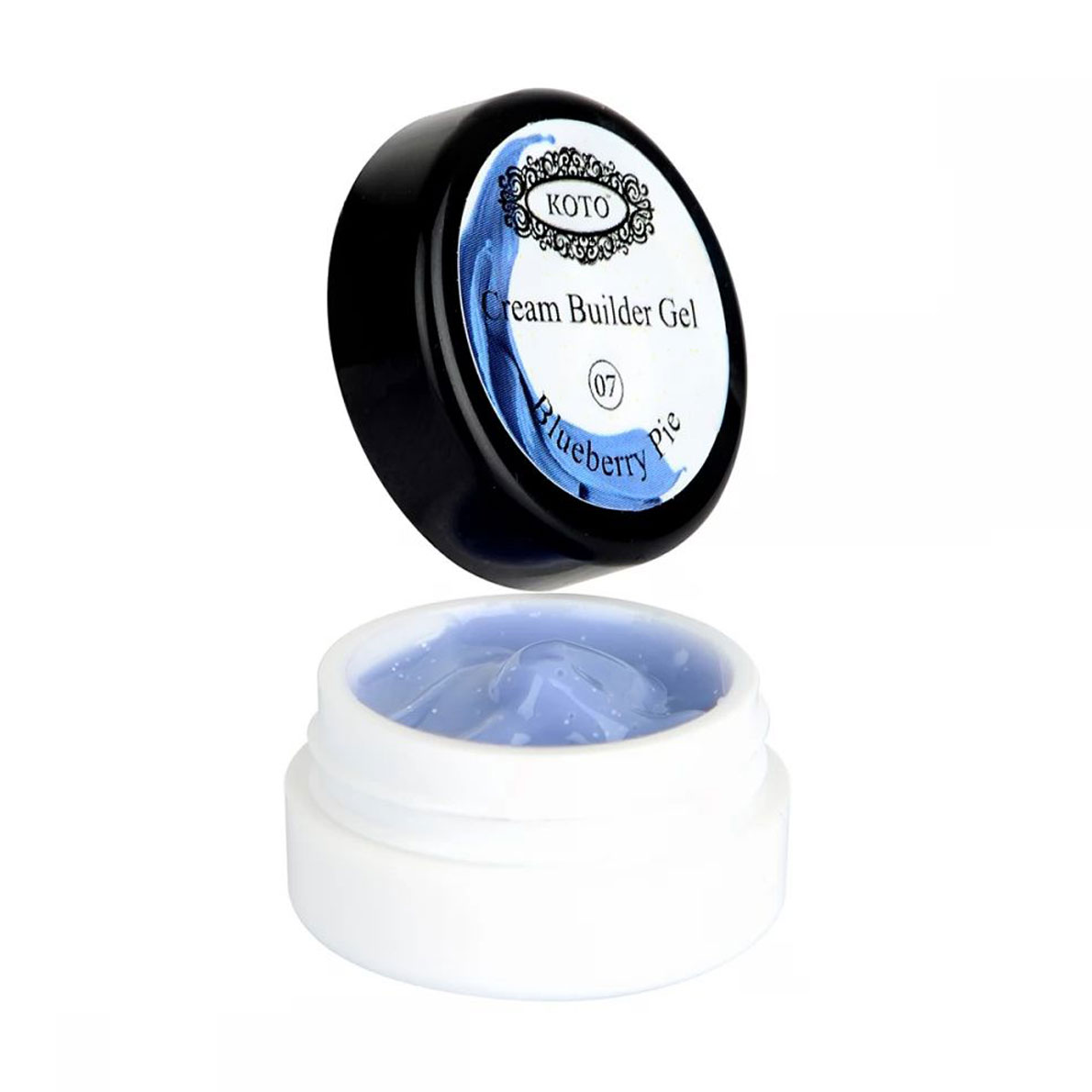 Будівельний крем-гель для нігтів KOTO Cream Builder Gel 07 Blueberry Pie, 5 мл