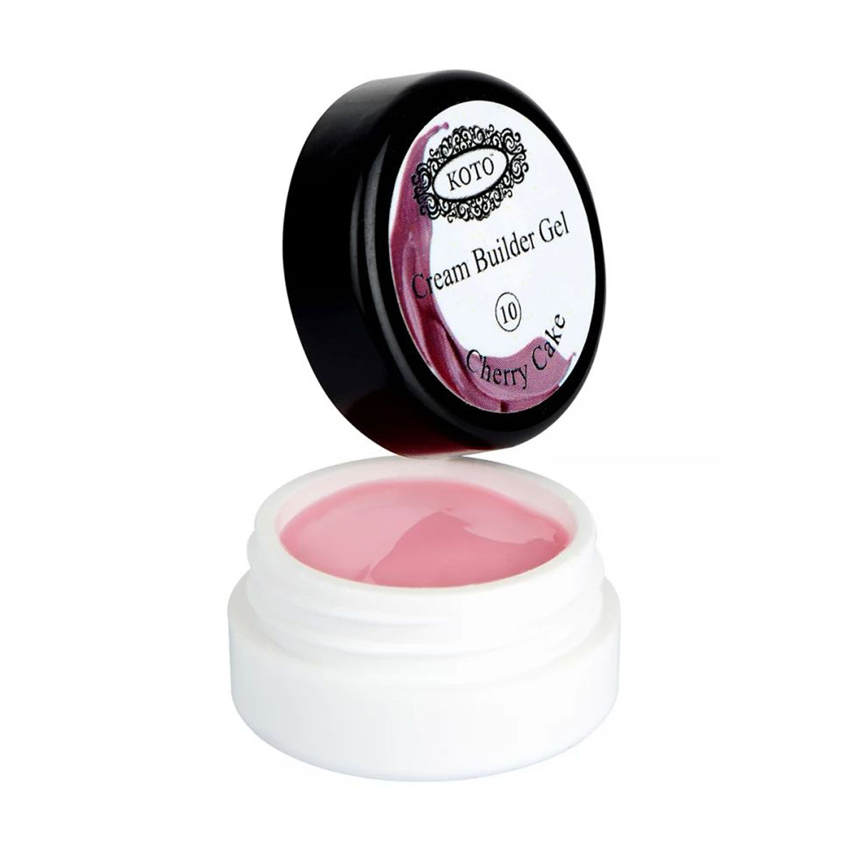 Будівельний крем-гель для нігтів KOTO Cream Builder Gel 10 Cherry Cake, 5 мл
