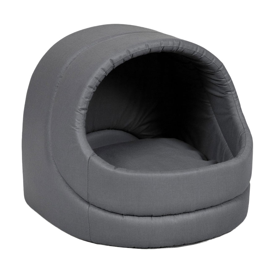 Будинок-лежак для собак та кішок Природа Comfort 2, сірий, 35*34*31 см (PR241891)