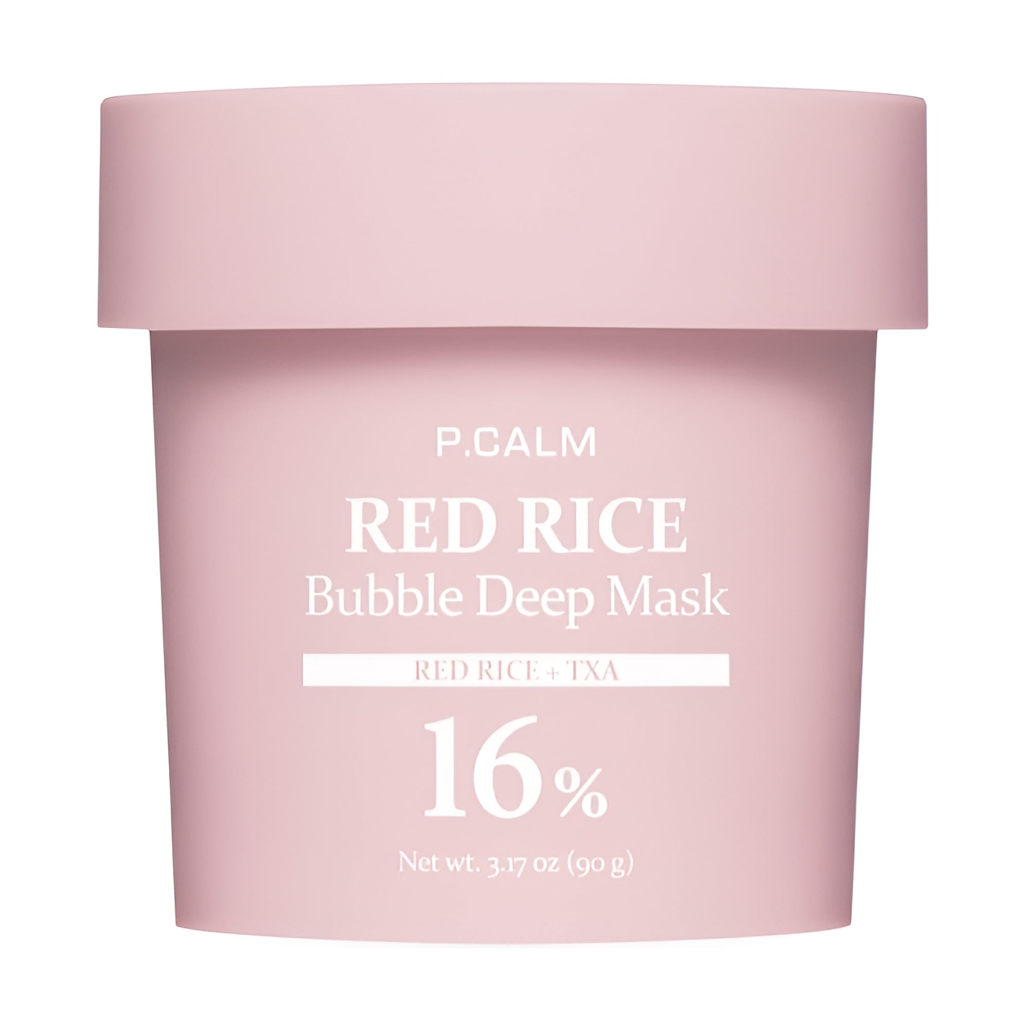 Бульбашкова маска для обличчя P.Calm Red Rice Bubble Deep Mask для освітлення шкіри, 90 г