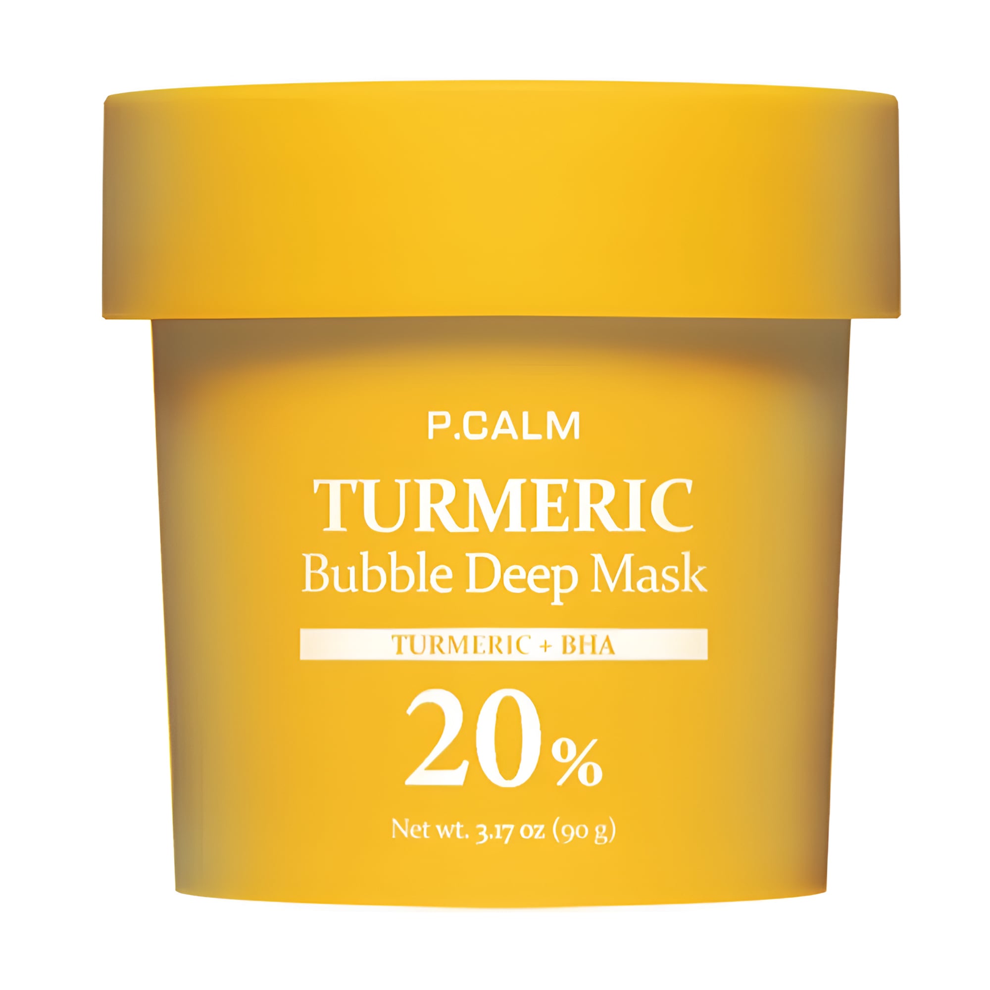 Бульбашкова маска для обличчя P.Calm Turmeric Bubble Deep Mask для зняття подразнення та заспокоєння шкіри, 90 г