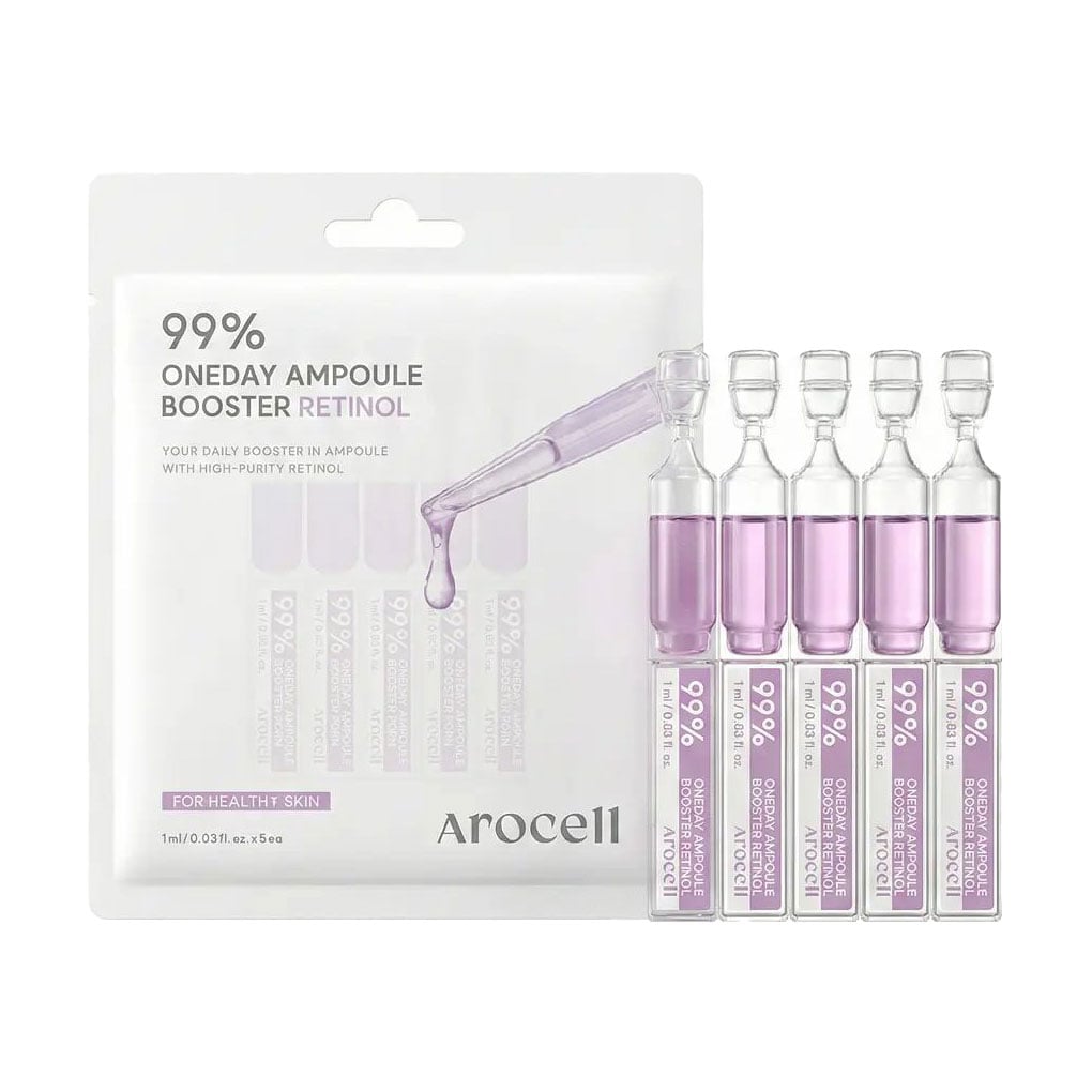 Бустер-сироватка для обличчя Arocell 99% Oneday Booster Ampoule Retinol з ретинолом, 5*1 мл