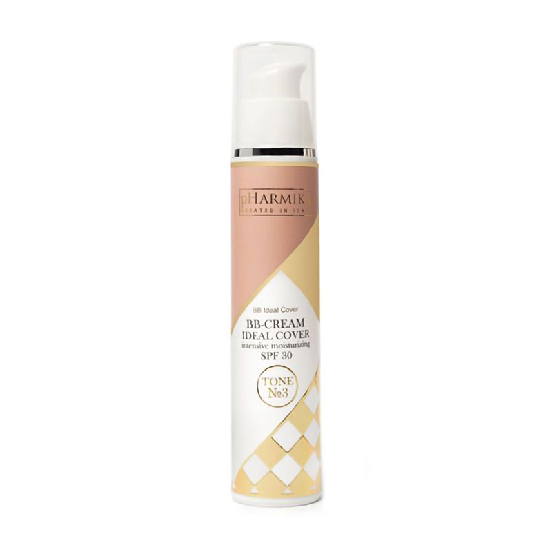 BВ-крем для обличчя pHarmika BВ Cream Ideal Cover Intensive Moisturizing SPF 30, 3 Medium Yellow, 50 мл
