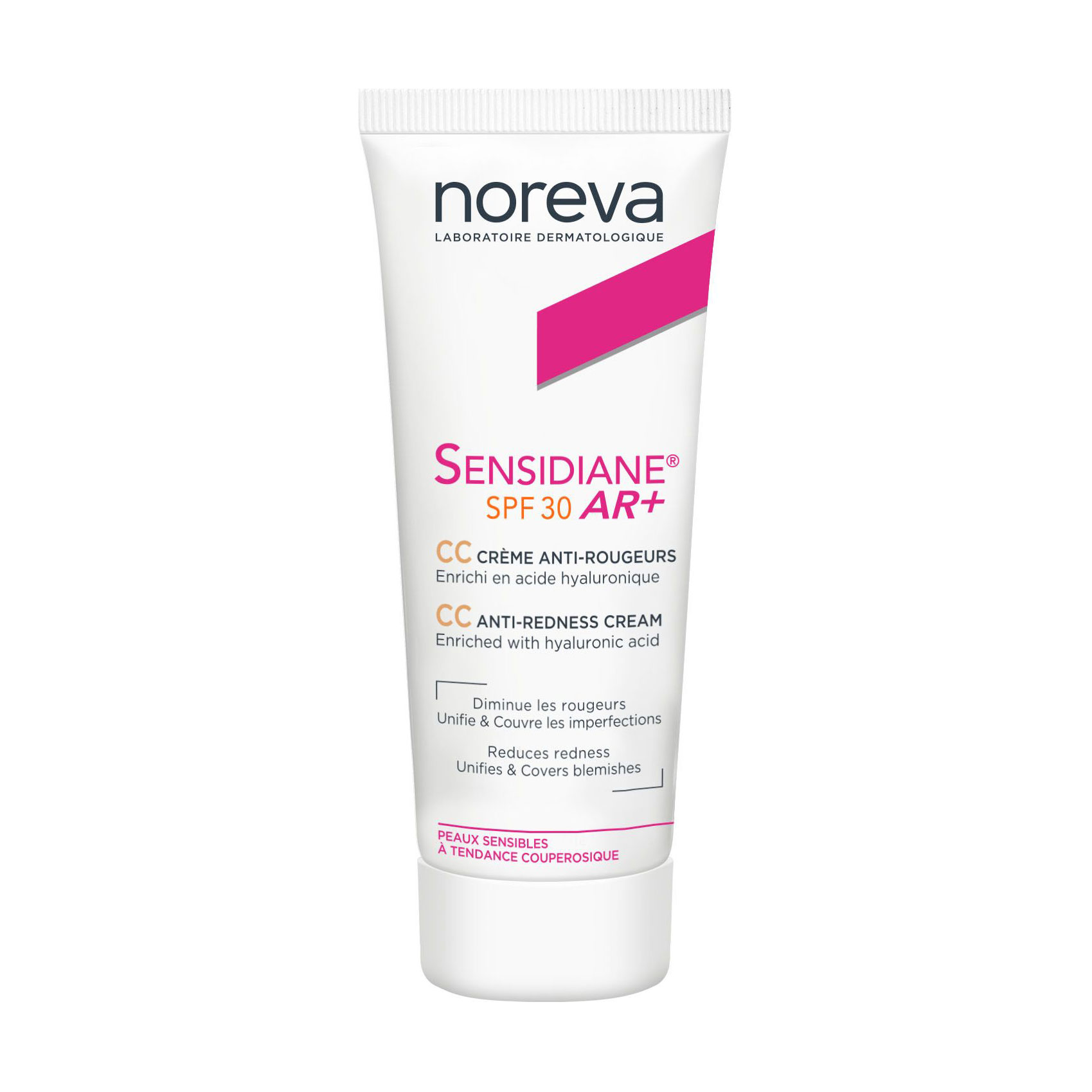 CC-крем для обличчя Noreva Pharma Sensidiane AR+ CC Cream Claire Light SPF 30, 40 мл