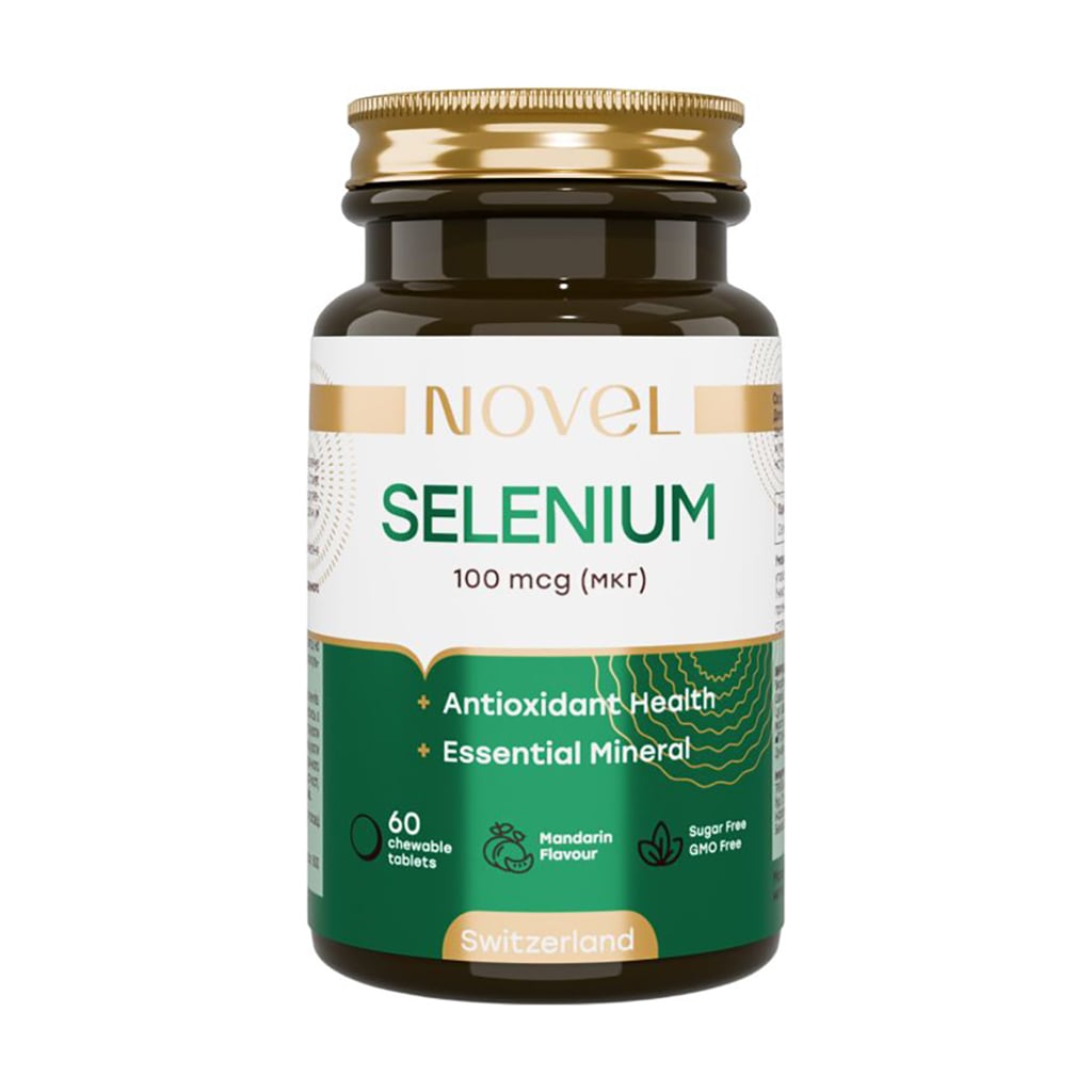Cелен Novel Selenium 100 мкг, 60 жувальних таблеток