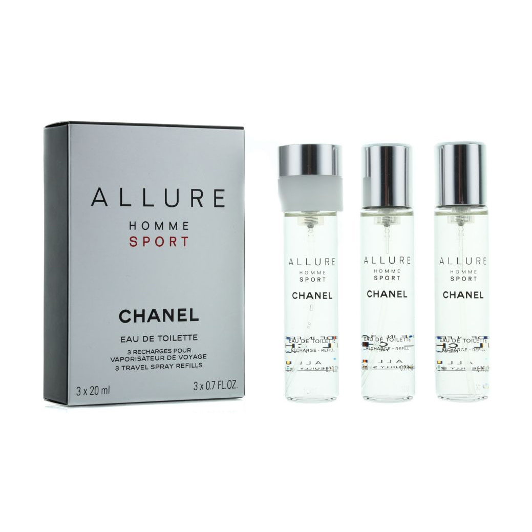 Chanel Allure Homme Sport Туалетна вода чоловіча, 3*20 мл (змінні блоки)